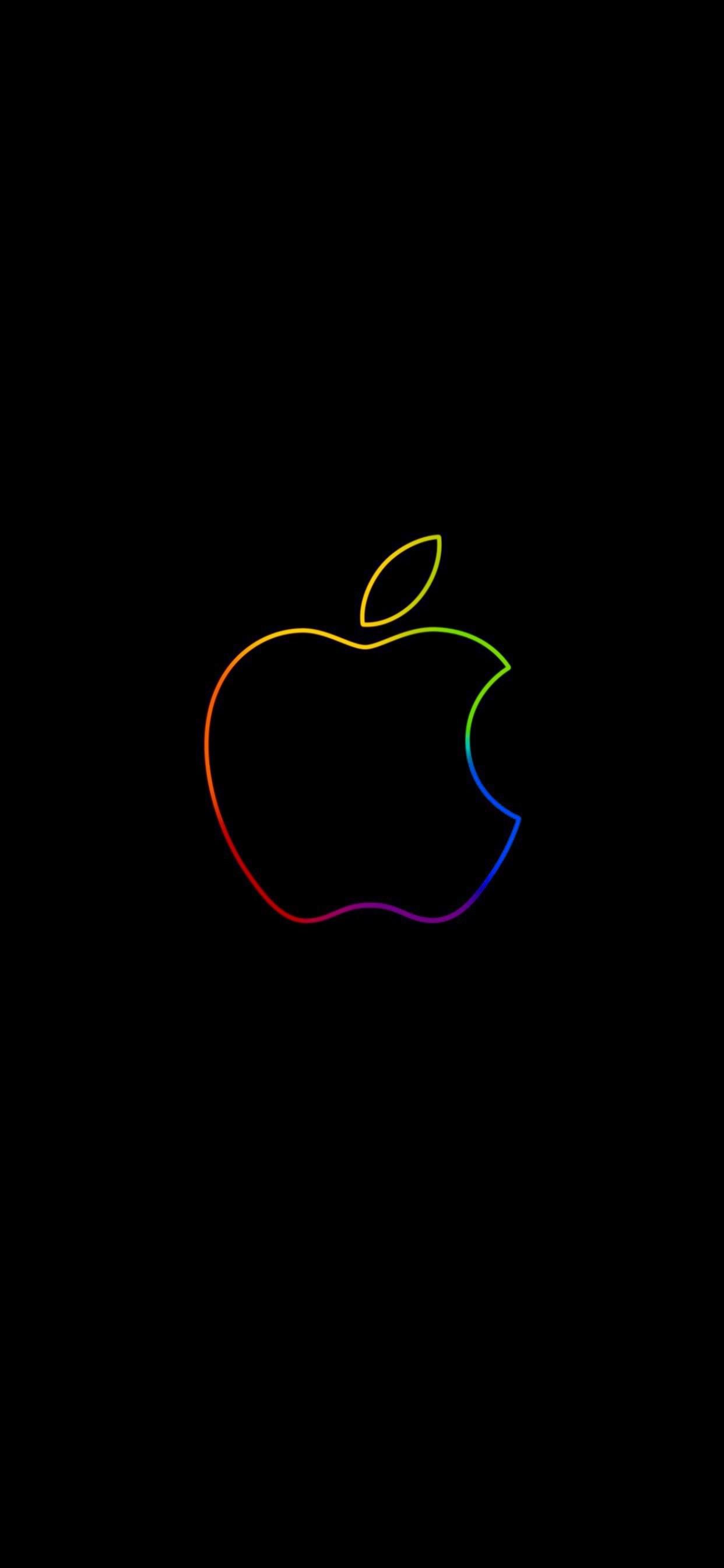 Neon Apple Logo Wallpapers