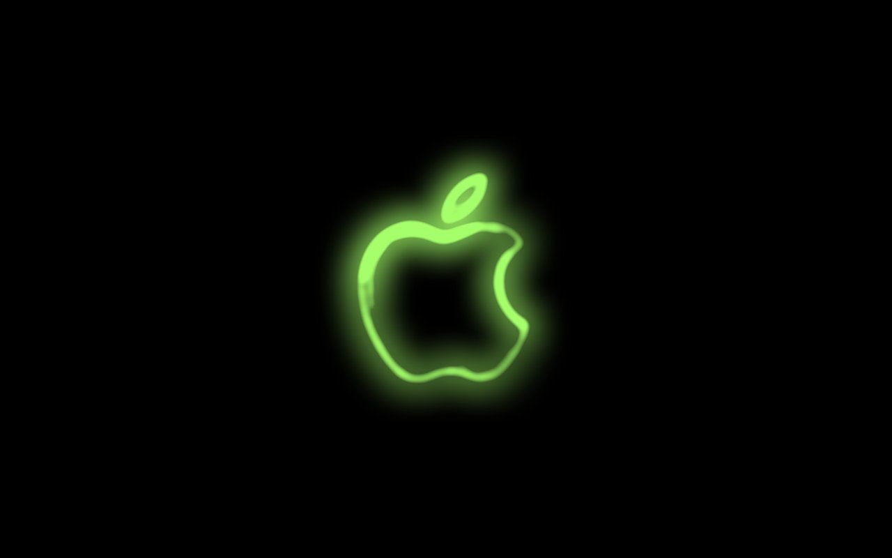 Neon Apple Logo Wallpapers