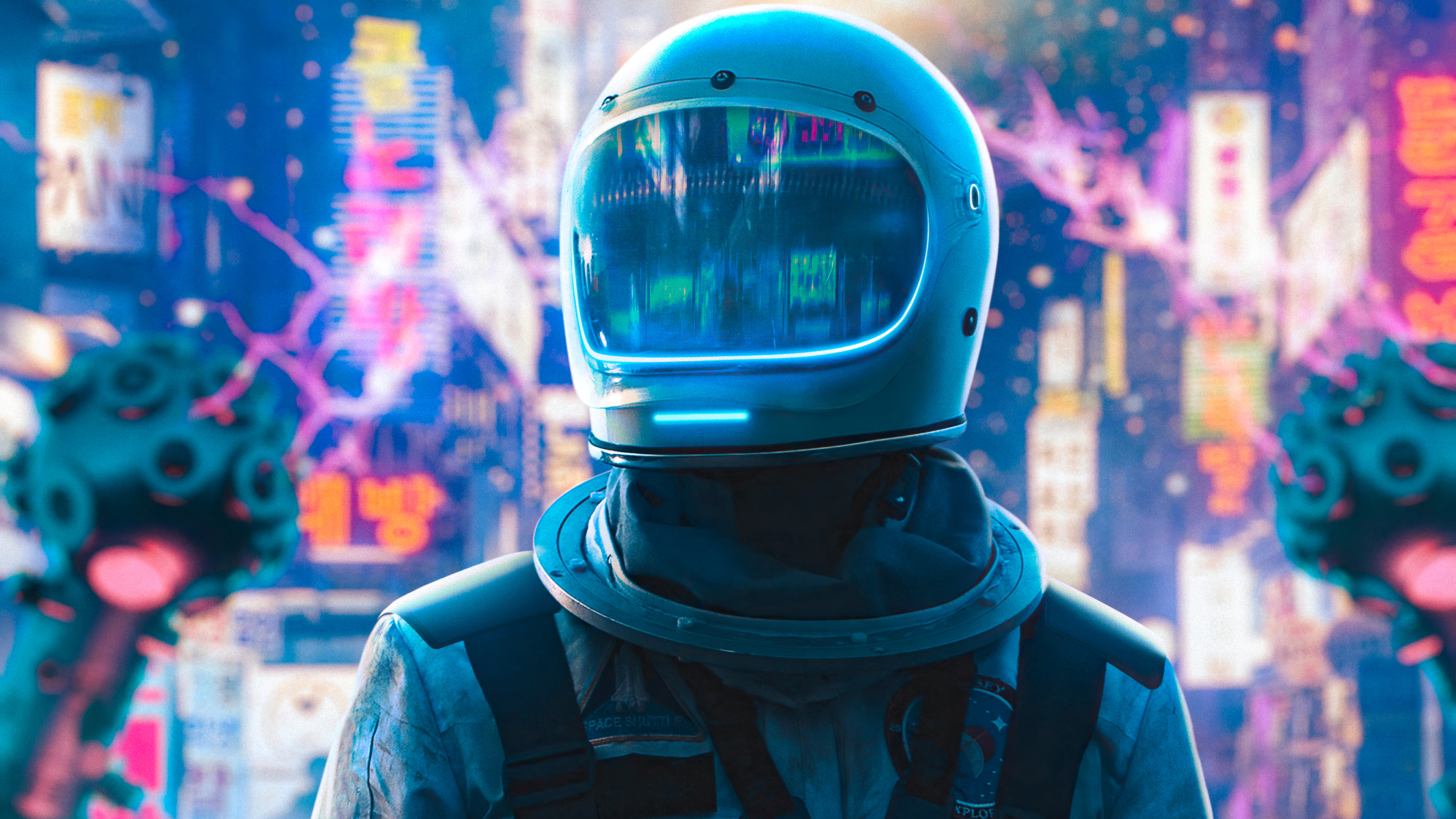 Neon Astronaut Wallpapers