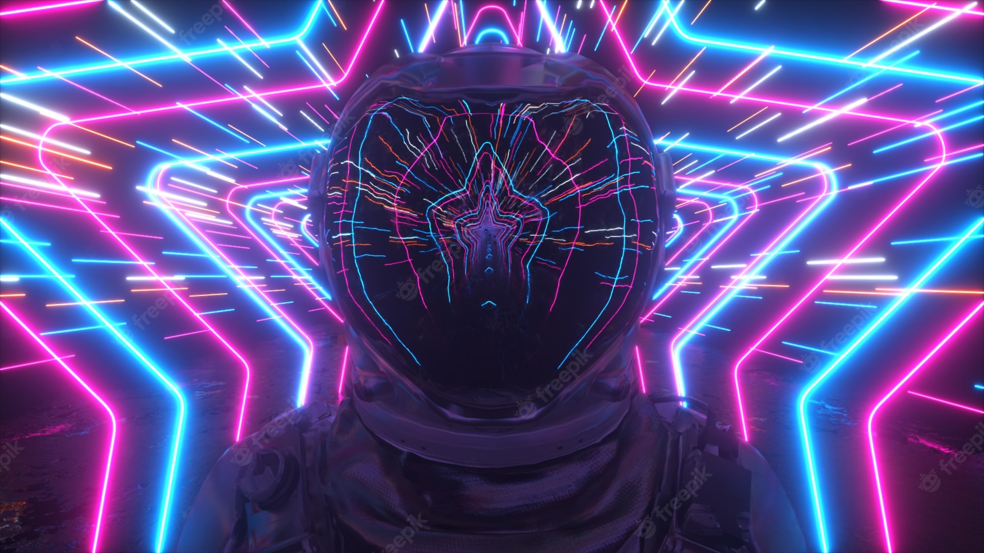 Neon Astronaut Wallpapers