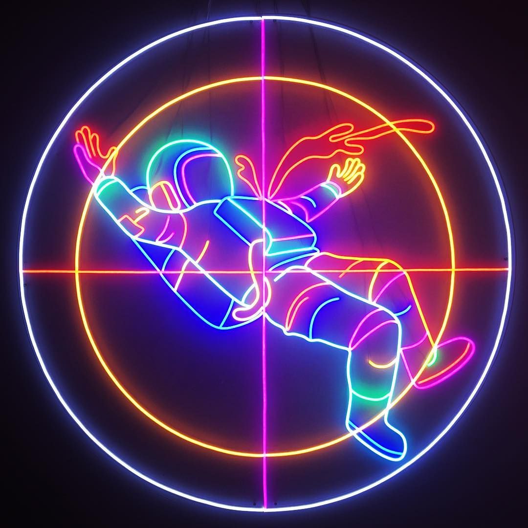 Neon Astronaut Wallpapers