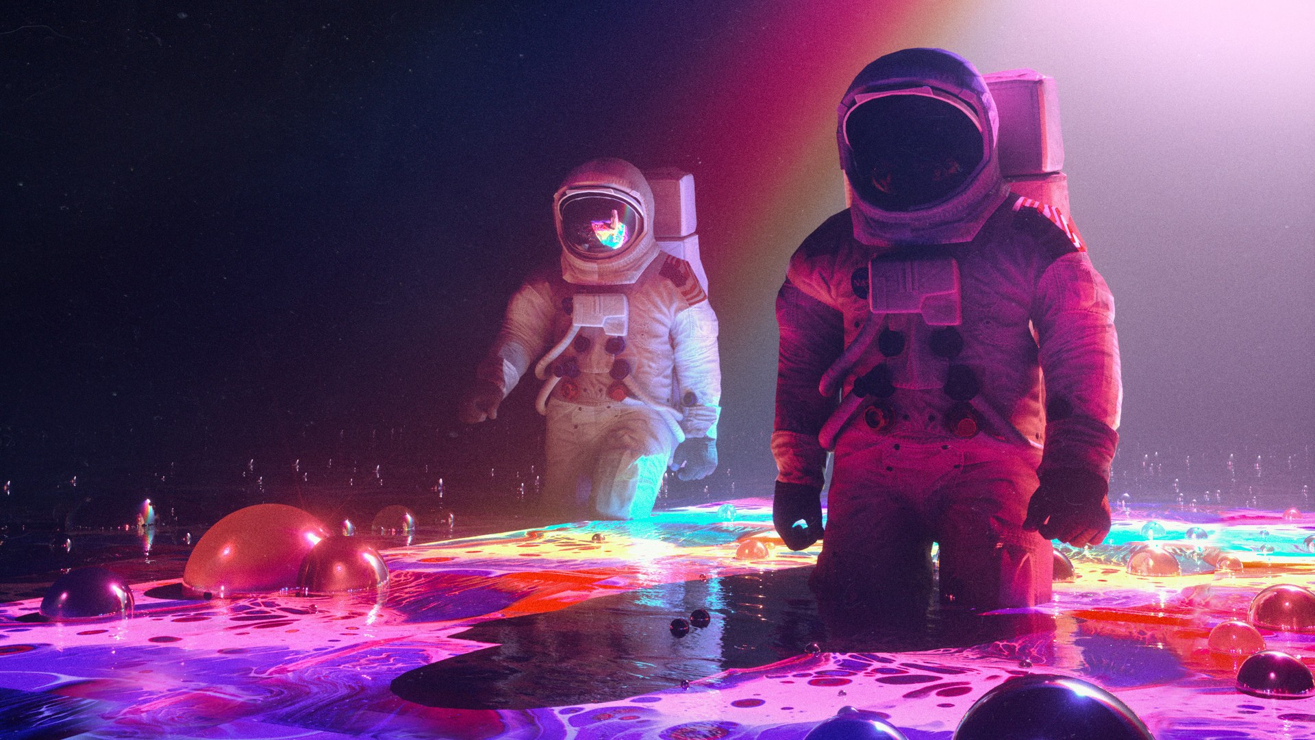 Neon Astronaut Wallpapers