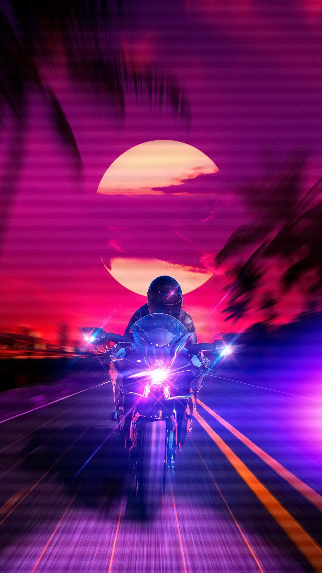 Neon Biker Wallpapers