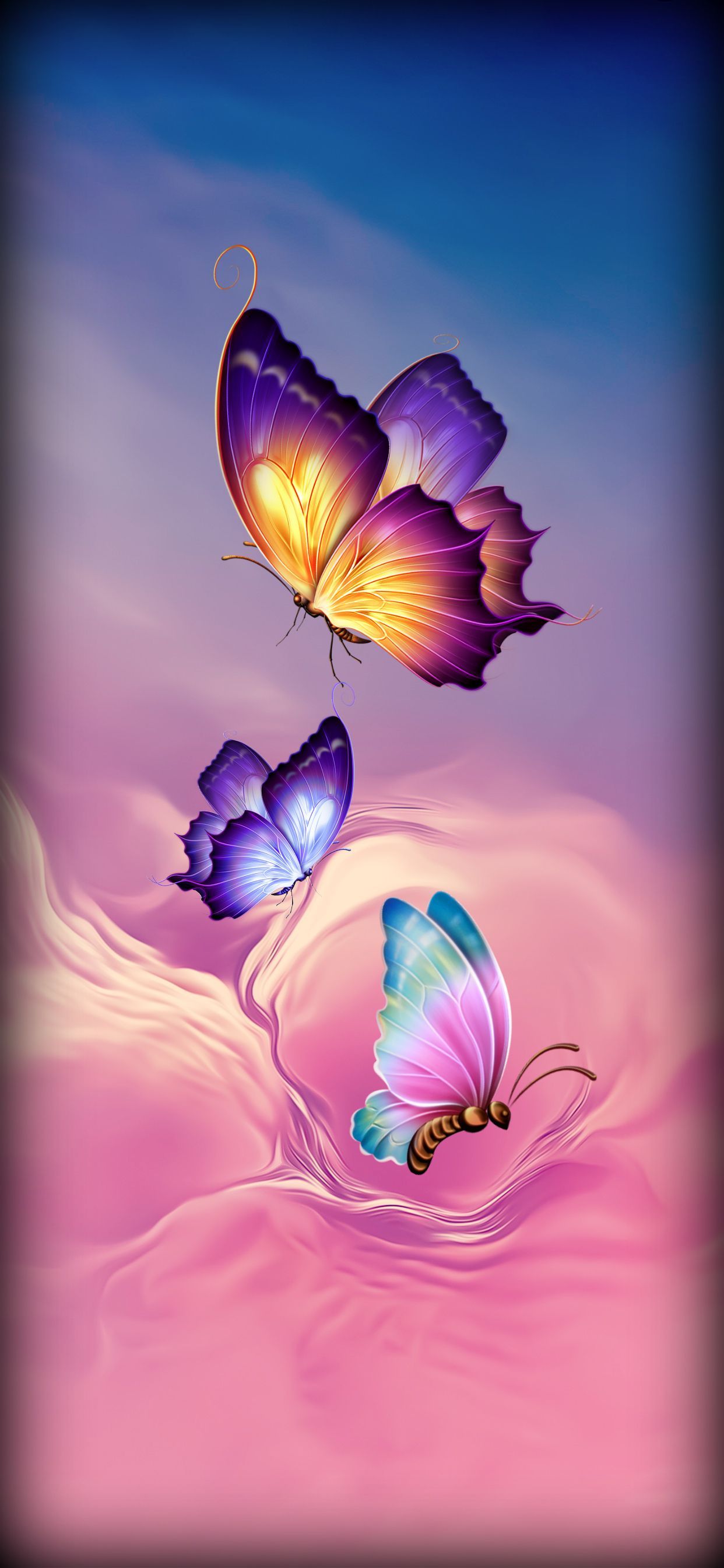 Neon Butterfly Iphone Wallpapers