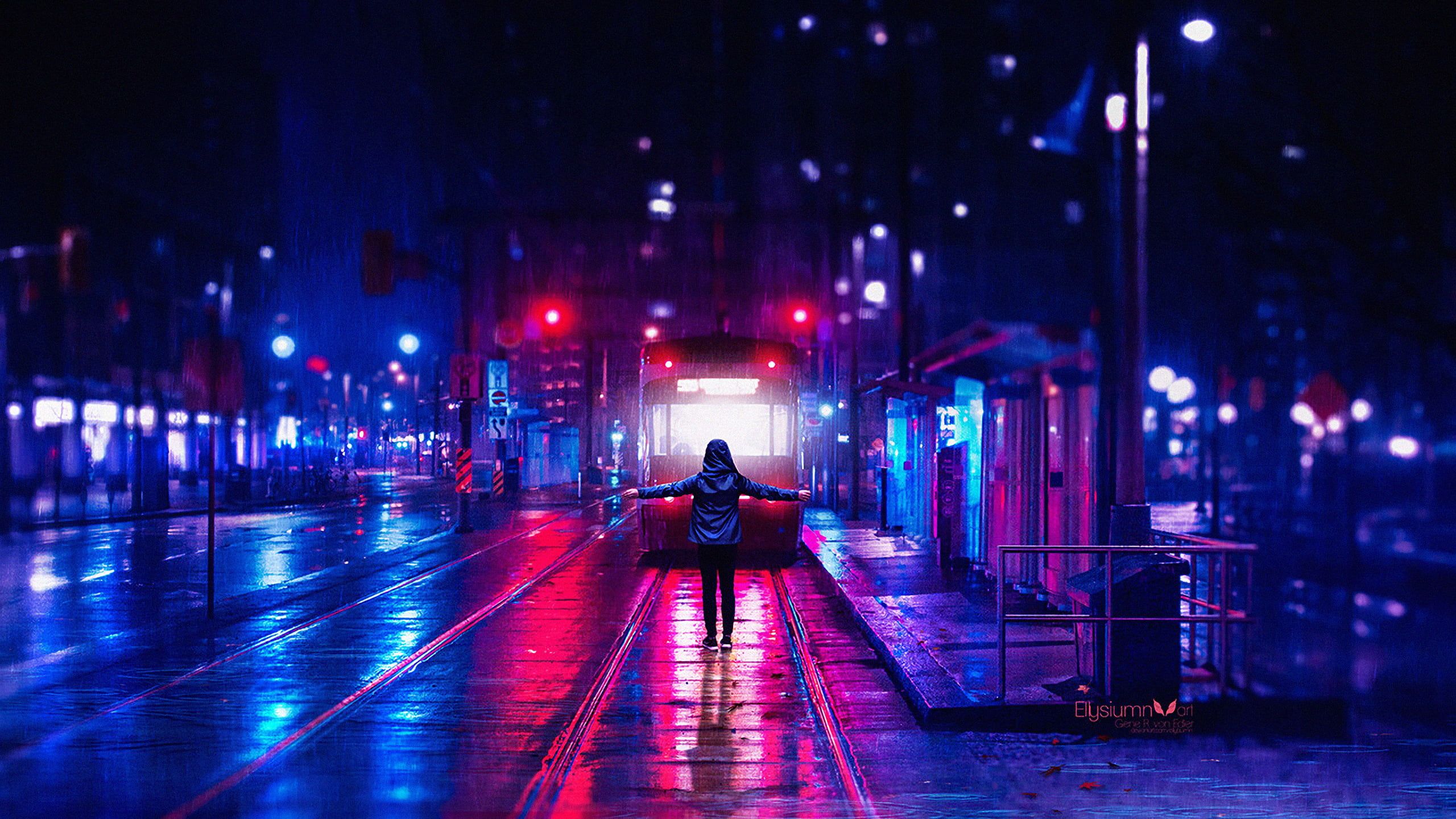 Neon City Lights Wallpapers