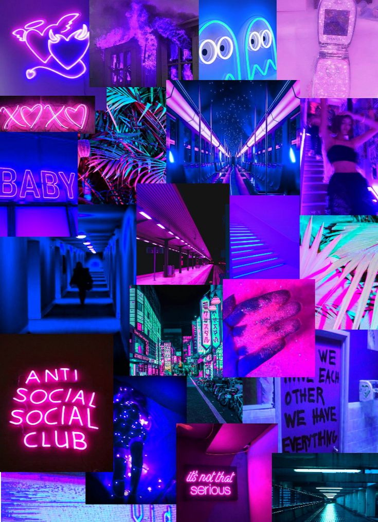 Neon Collage Wallpapers