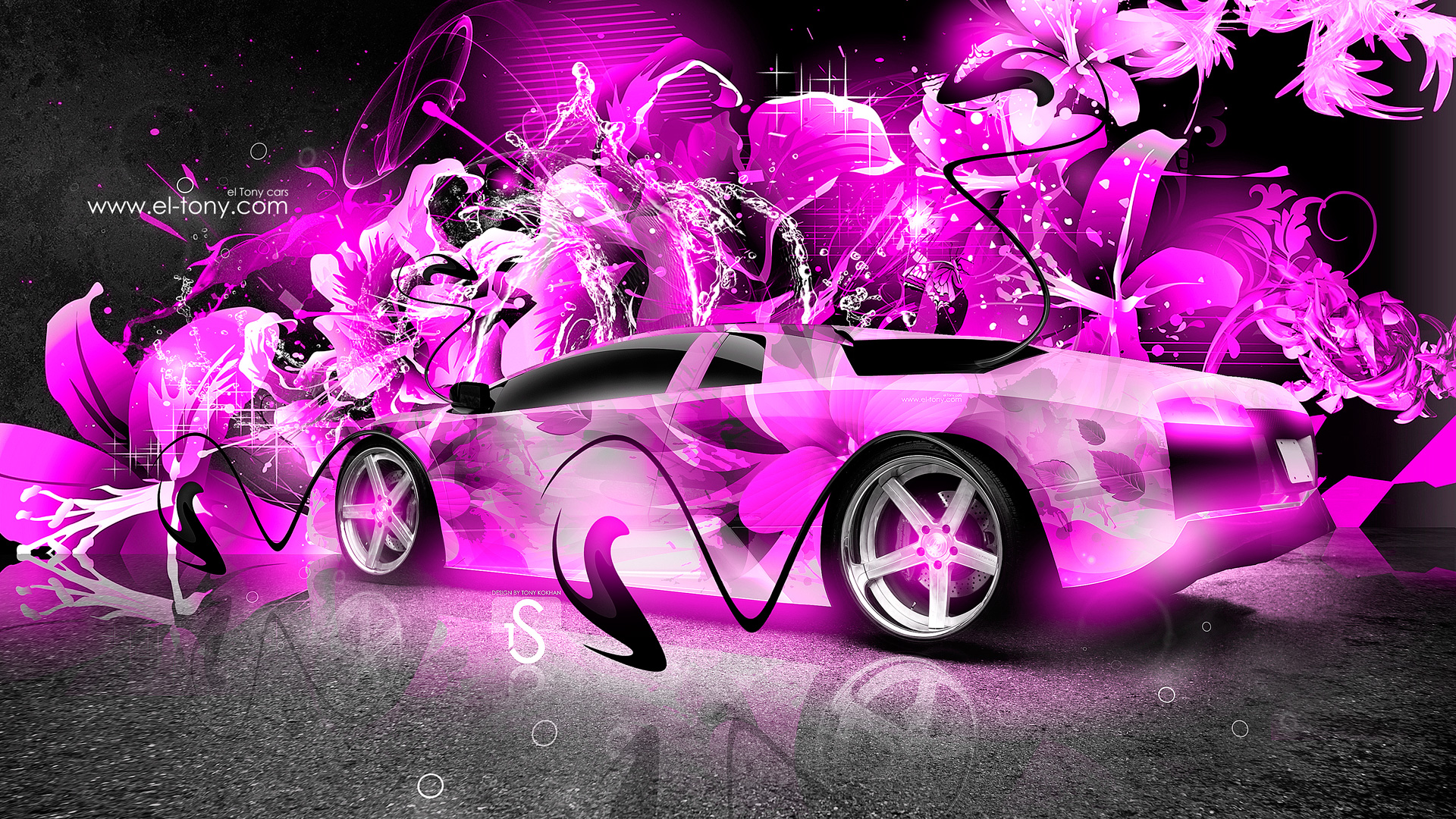 Neon Cool Pink Lamborghini Wallpapers