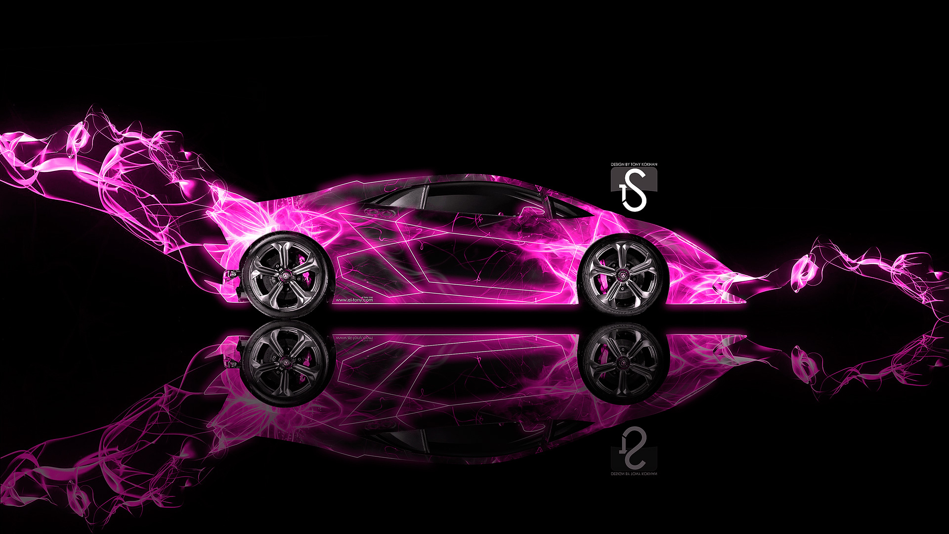 Neon Cool Pink Lamborghini Wallpapers