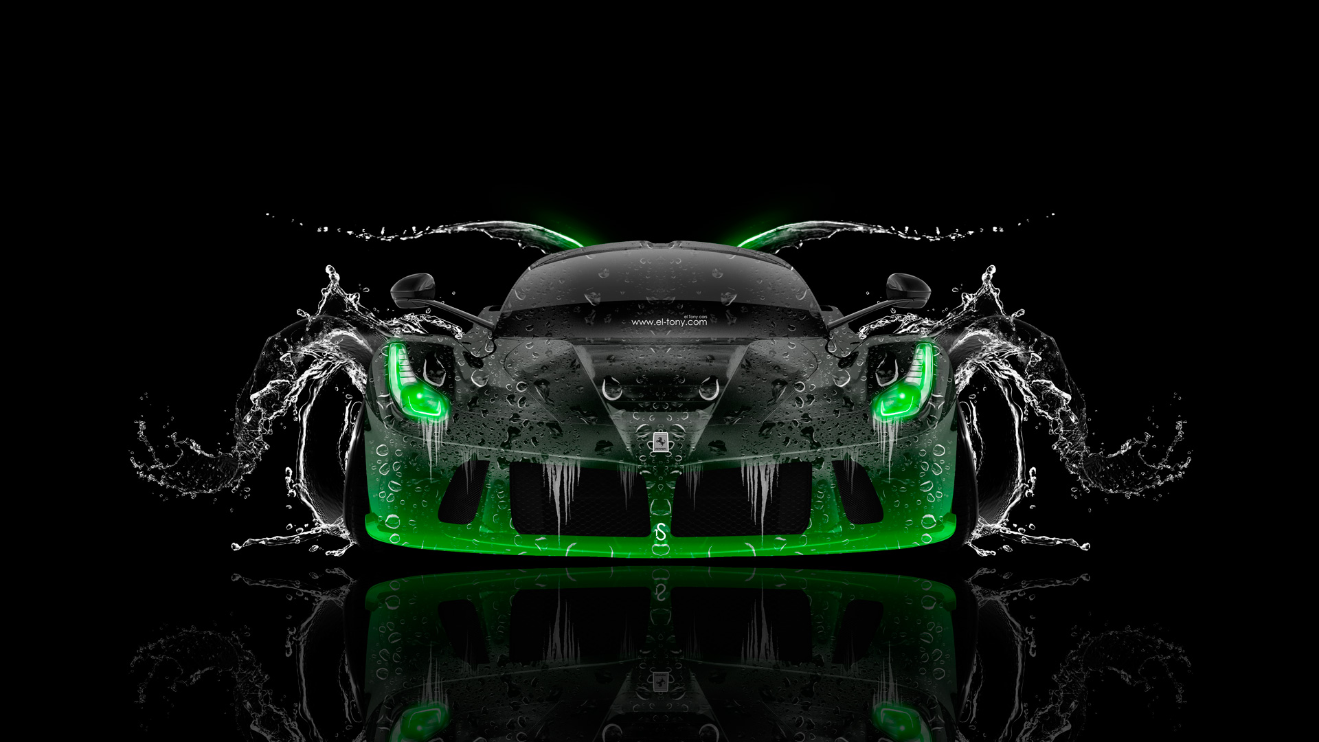 Neon Ferrari Wallpapers