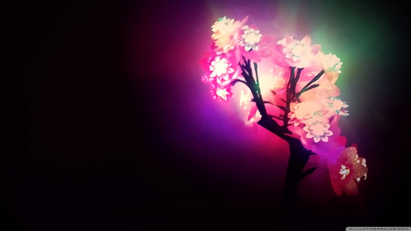 Neon Flowers Wallpapers