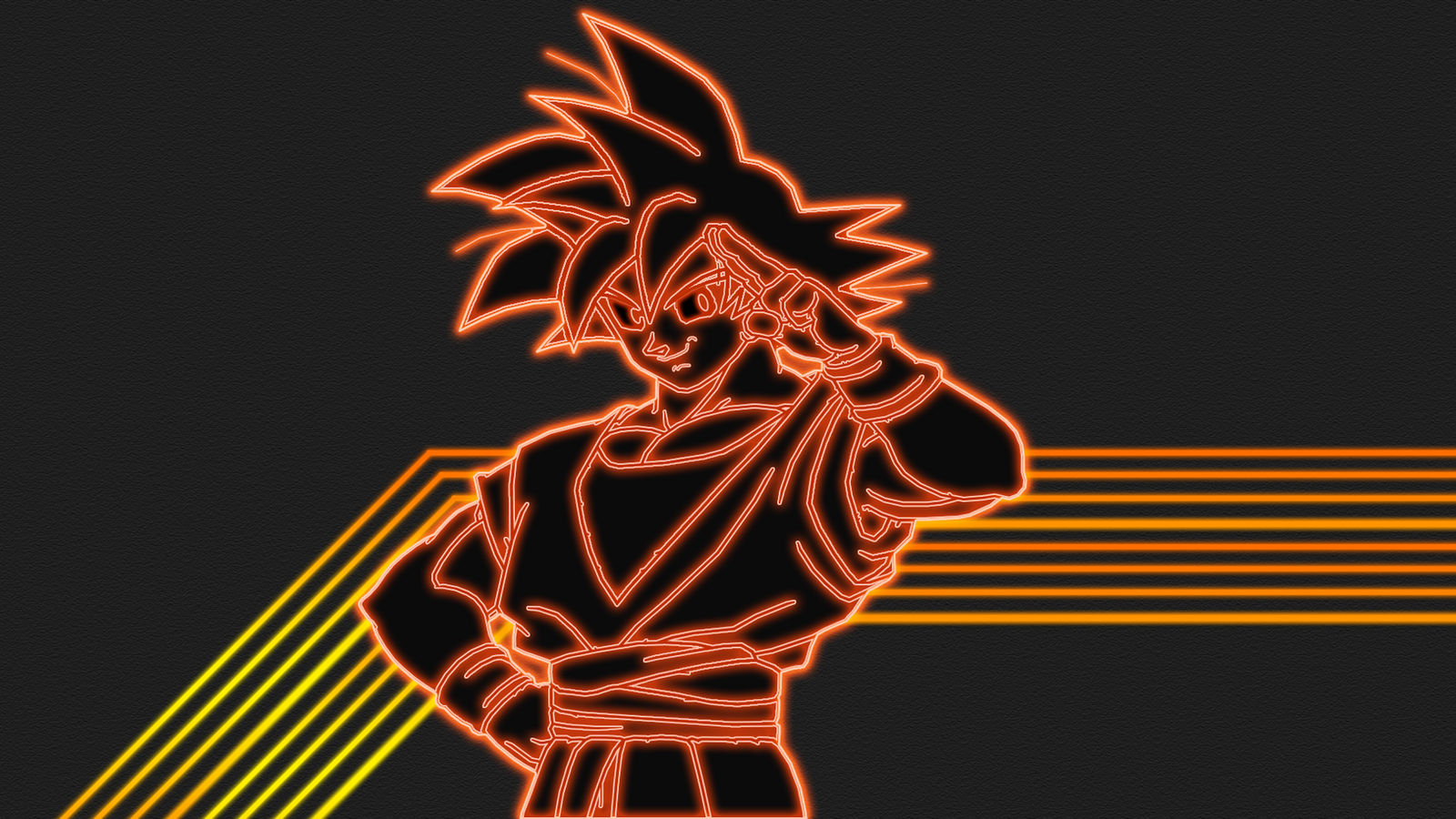 Neon Goku Wallpapers