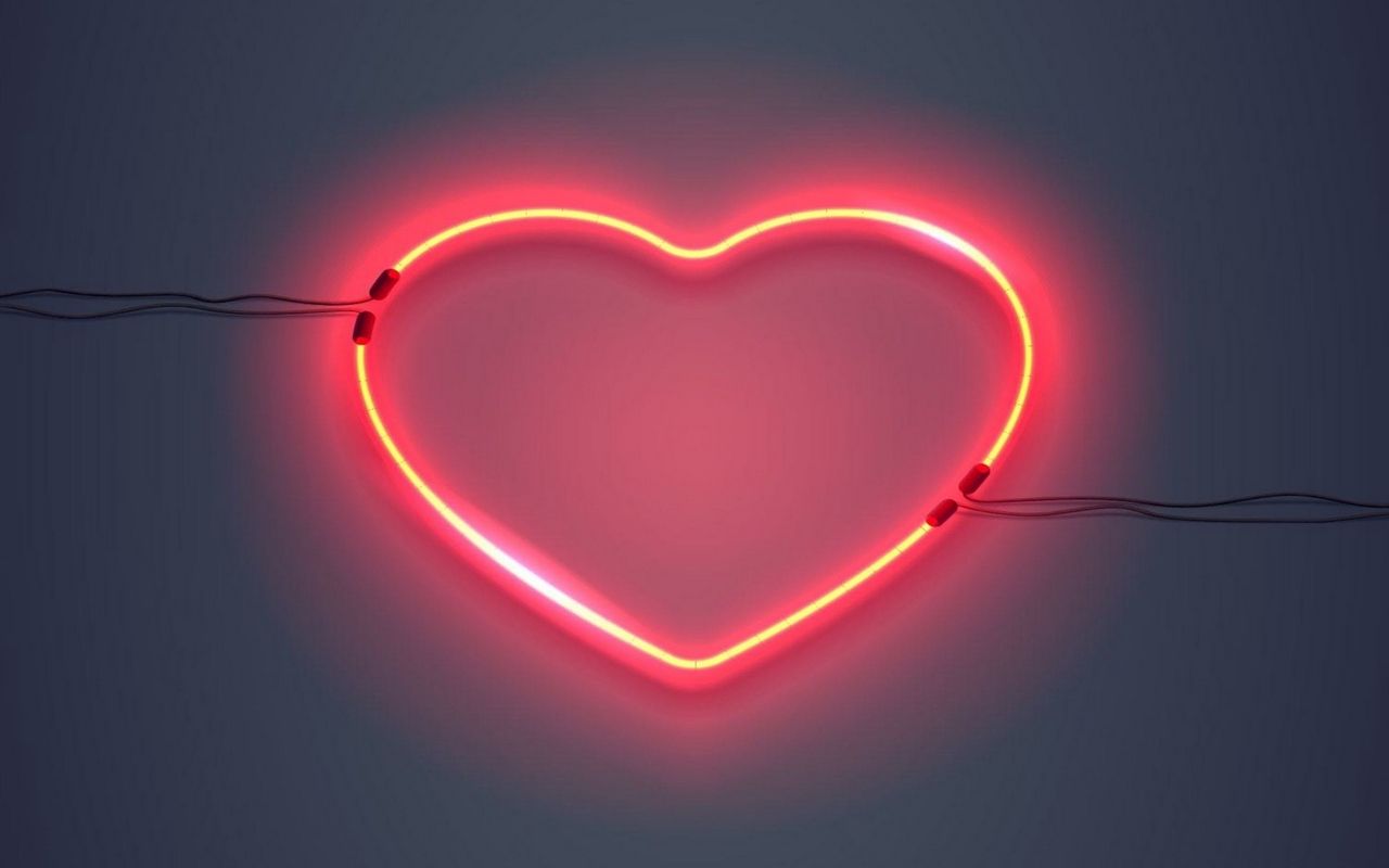 Neon Heart Wallpapers