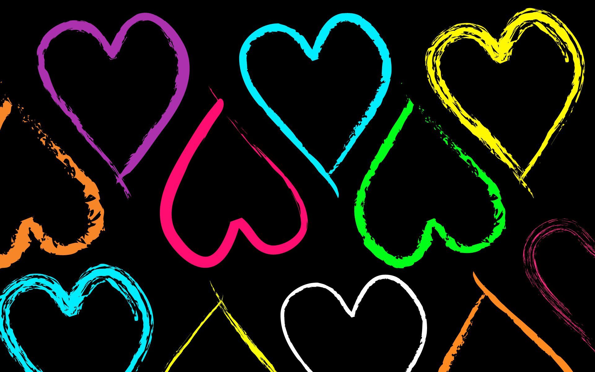 Neon Heart Wallpapers