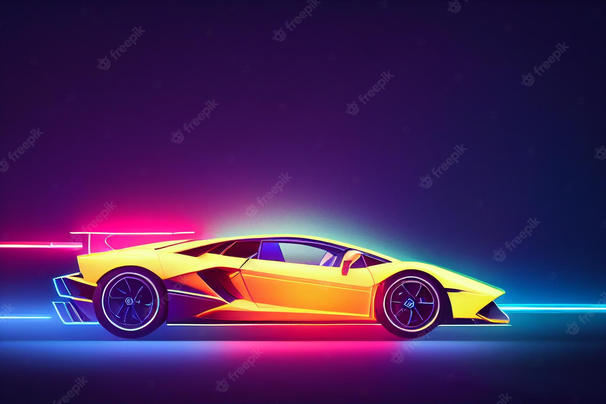 Neon Lambo Wallpapers