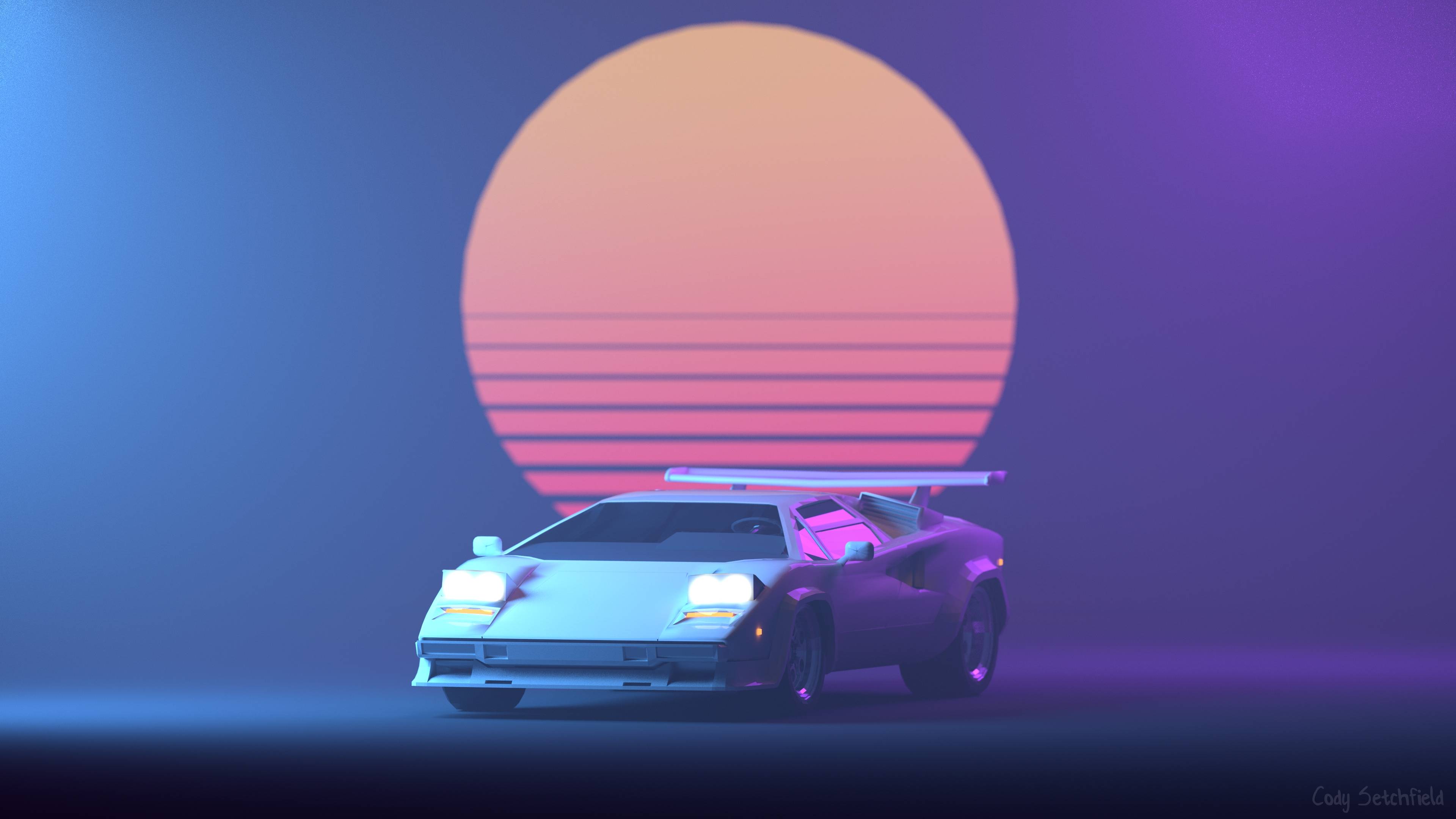 Neon Lambo Wallpapers