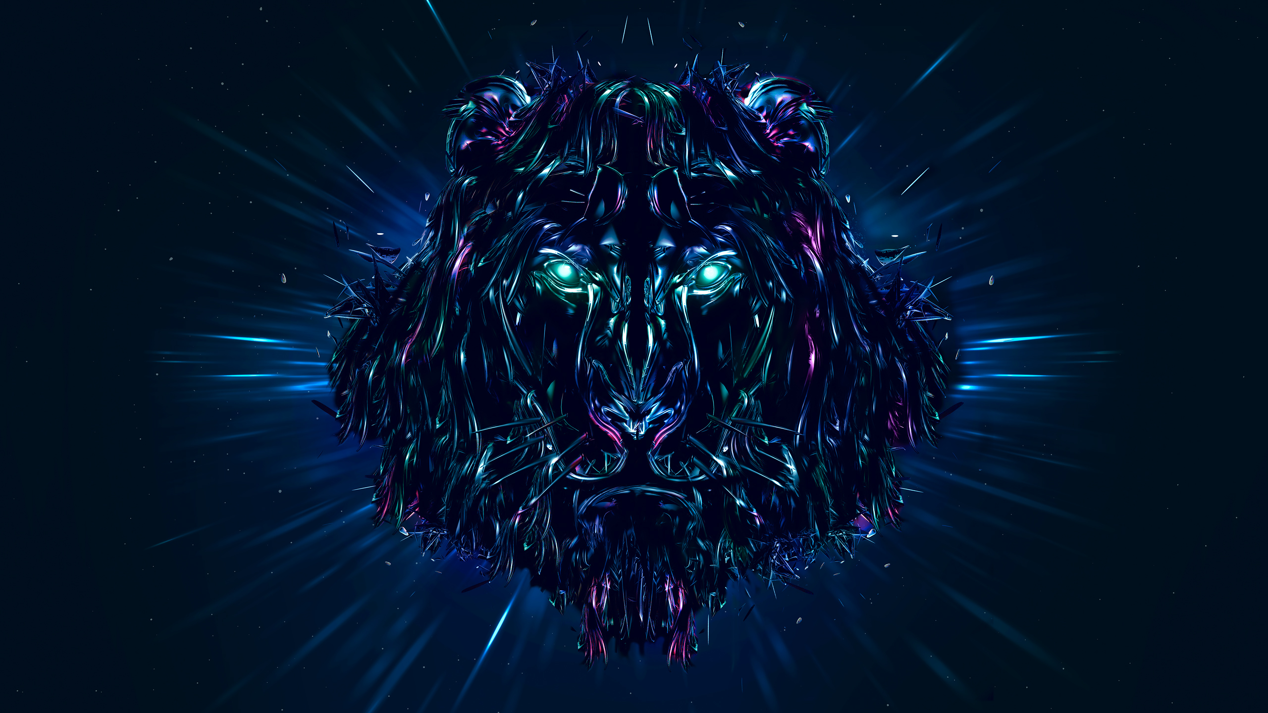 Neon Lion Wallpapers