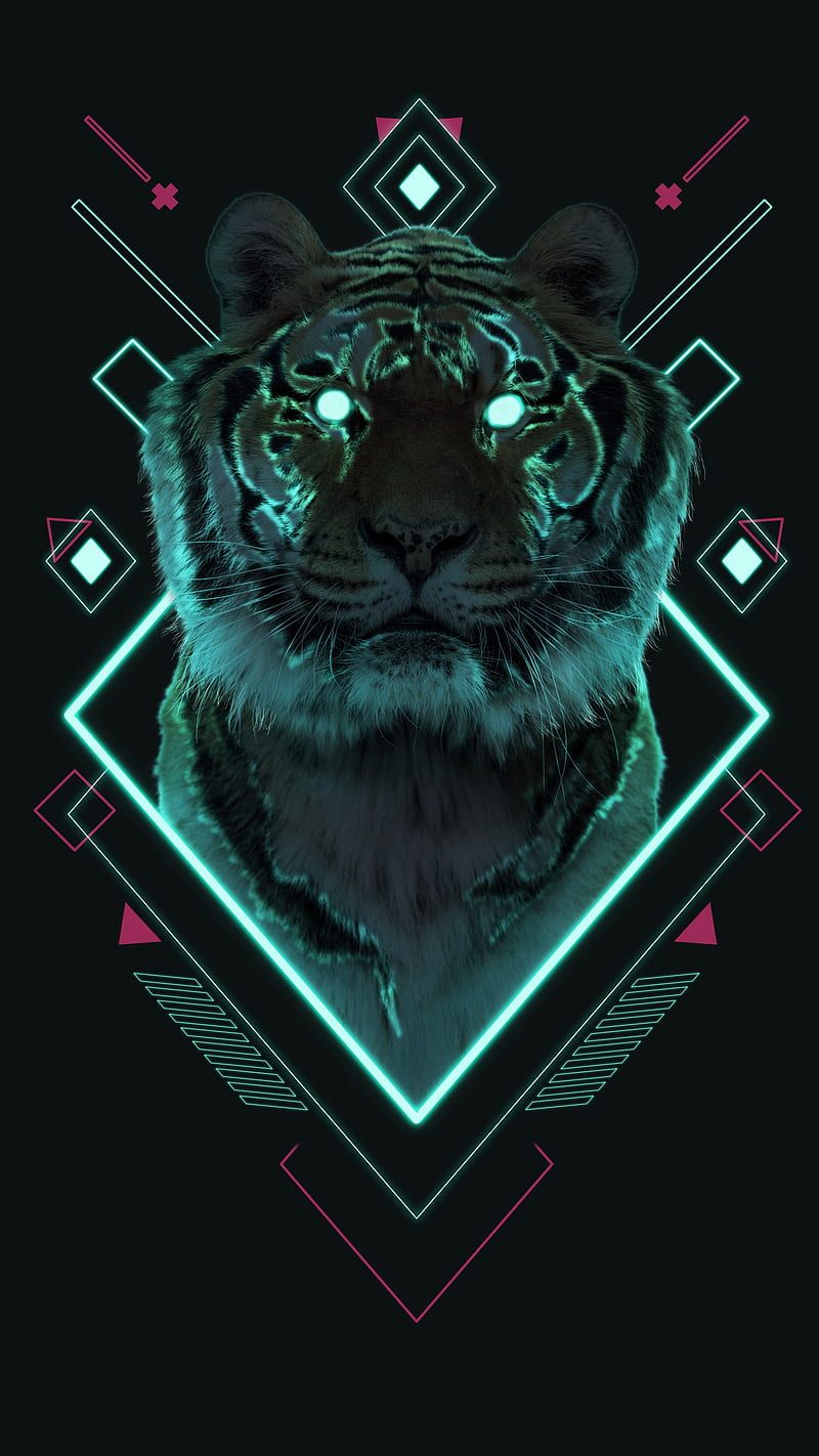 Neon Lion Wallpapers