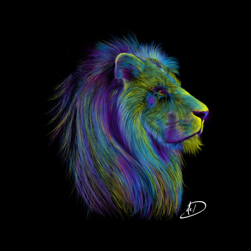 Neon Lion Wallpapers