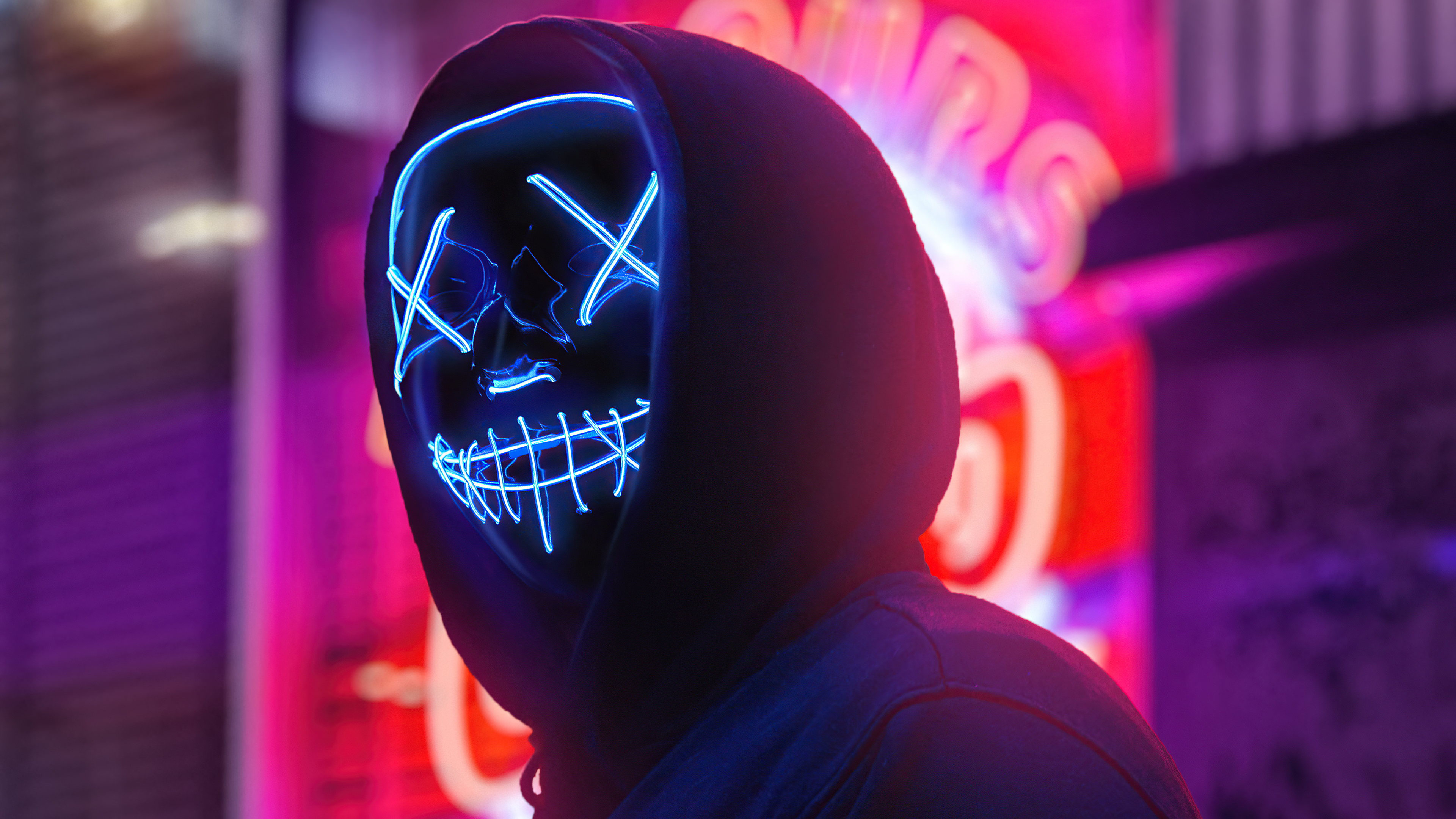 Neon Mask Wallpapers