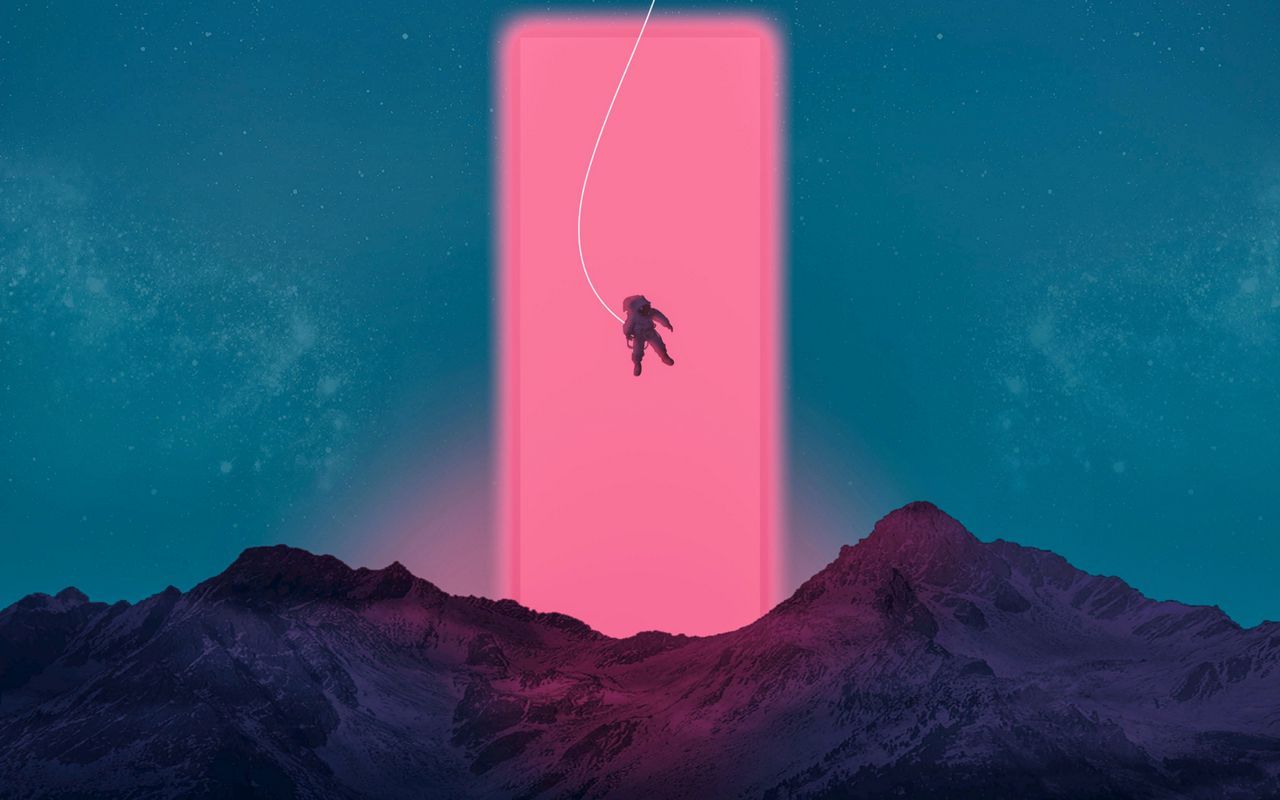 Neon Mountain Wallpapers