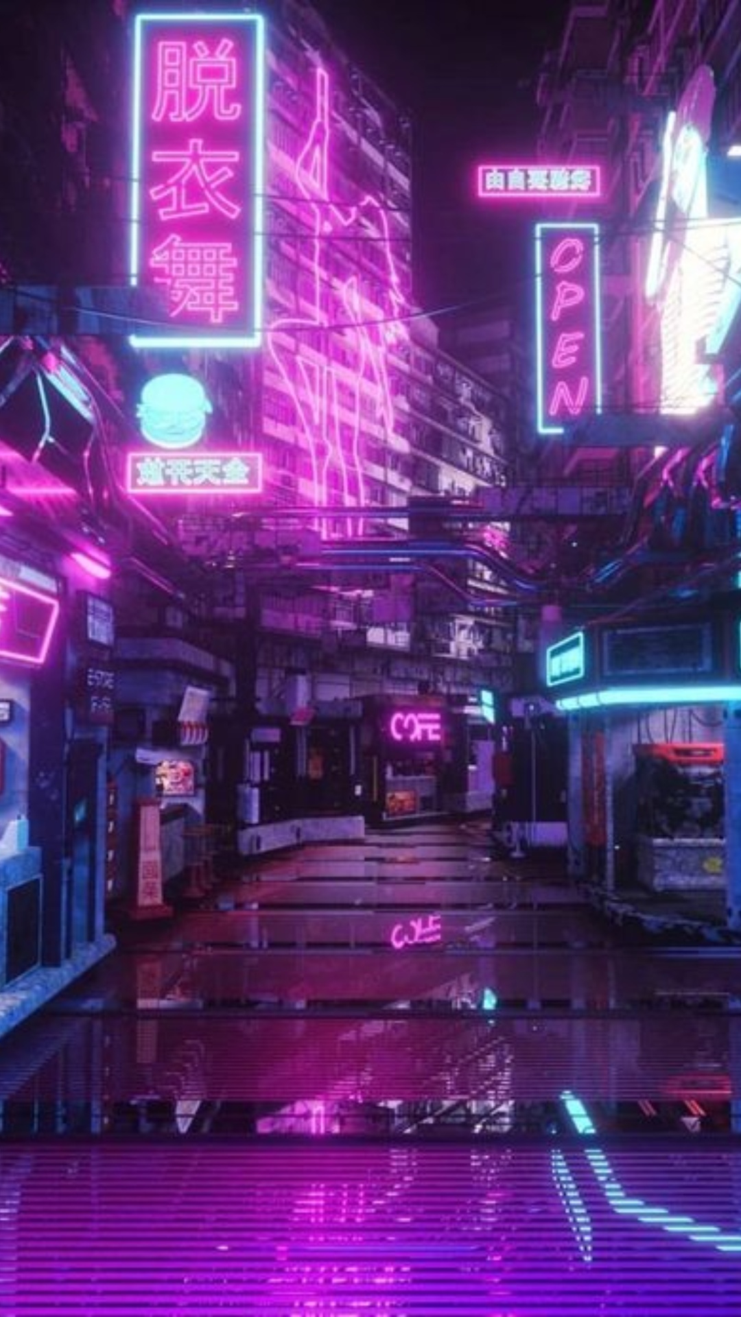 Neon Night City Wallpapers