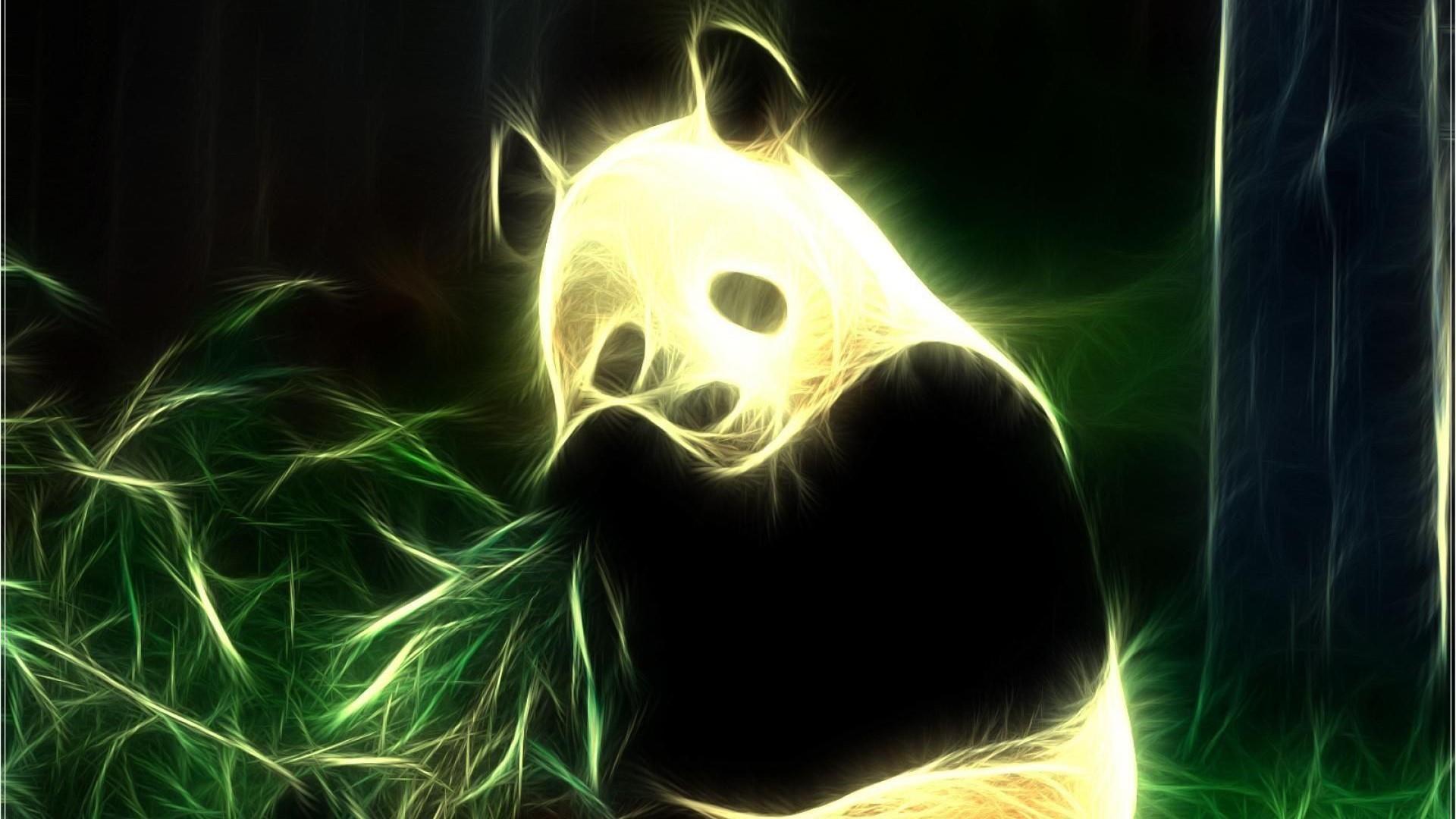 Neon Panda Wallpapers