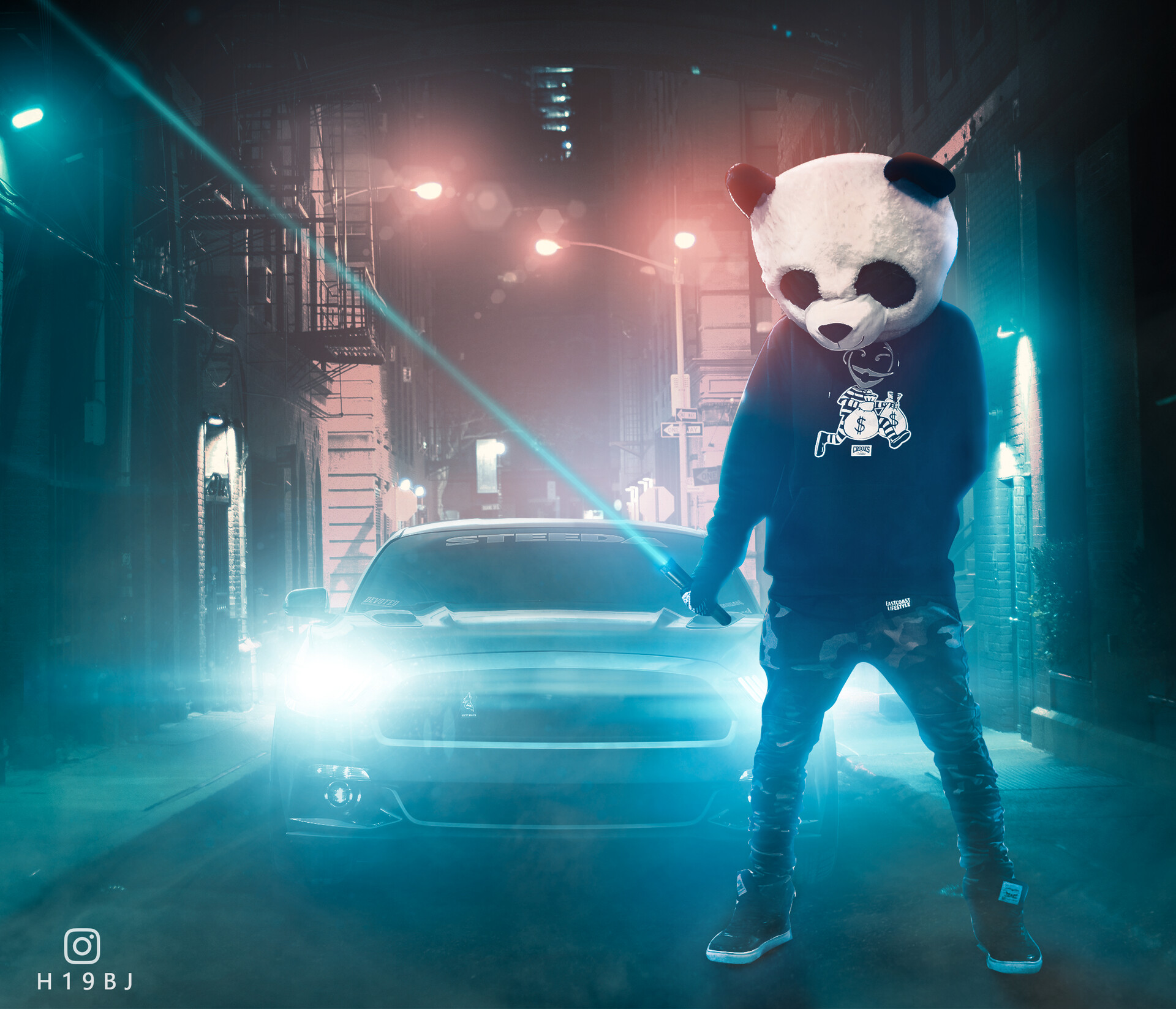 Neon Panda Wallpapers