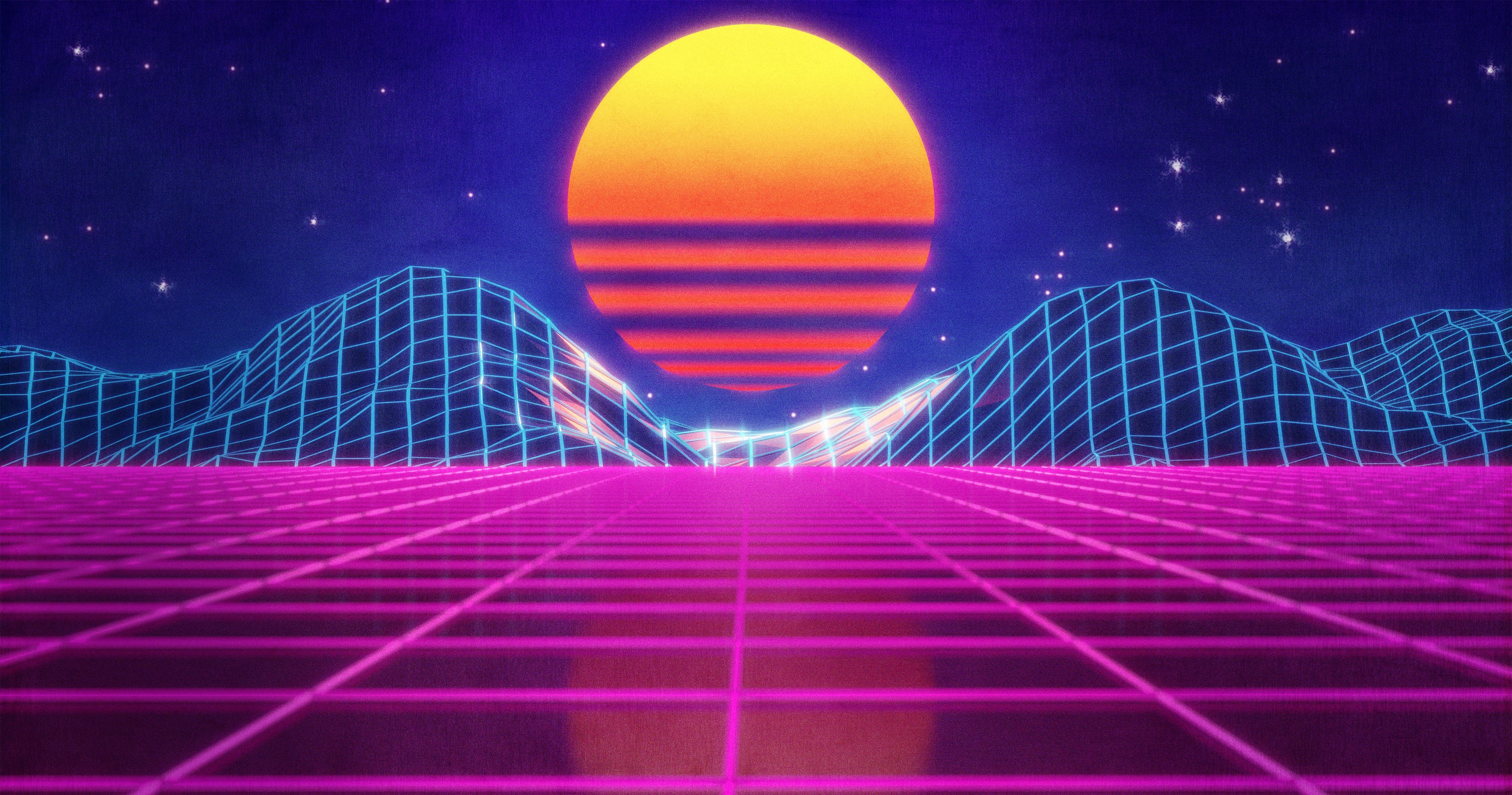 Neon Planet Aesthetic Wallpapers