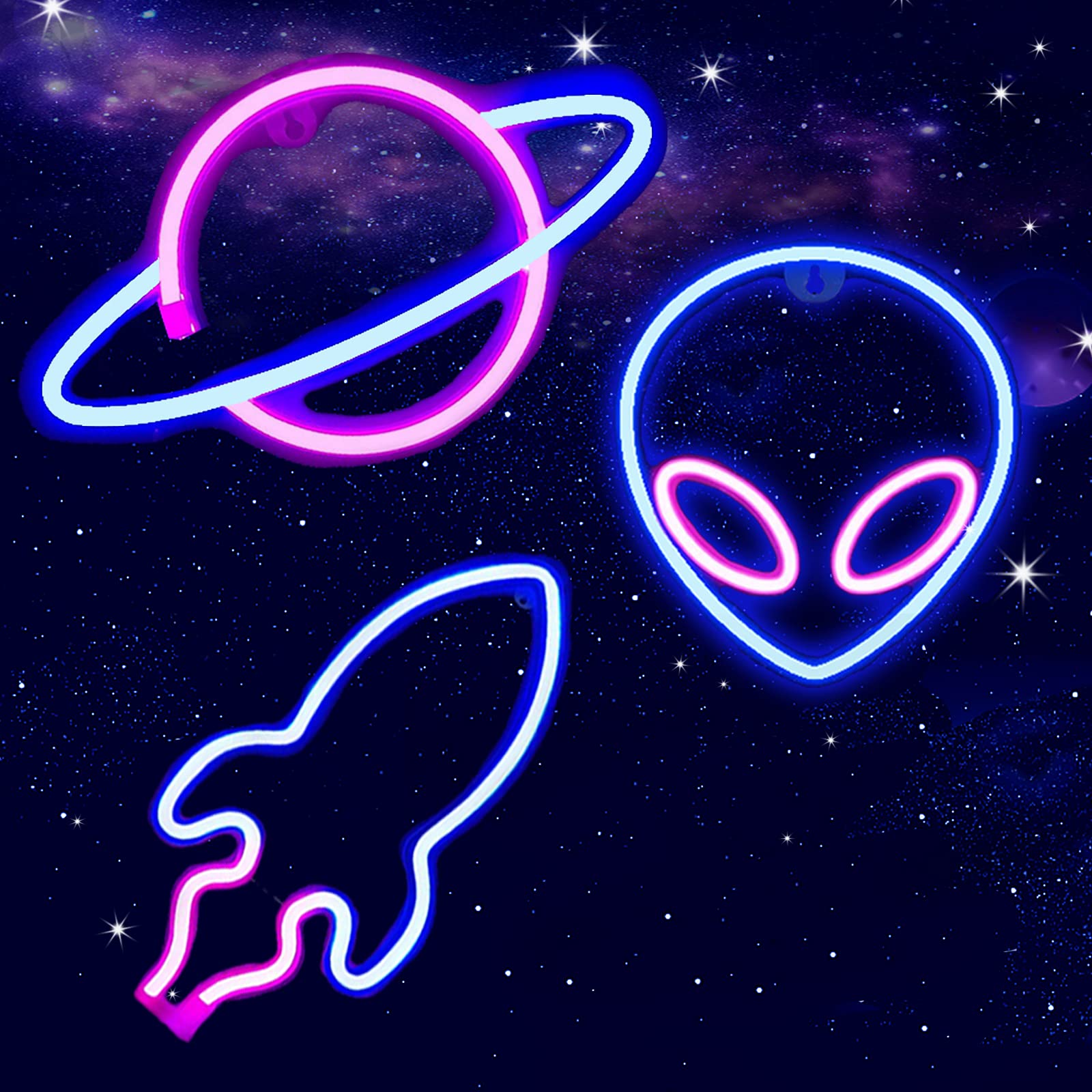 Neon Planet Aesthetic Wallpapers