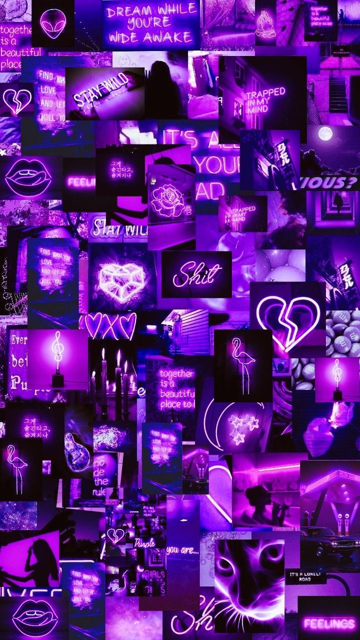 Neon Purple Aesthetic Wallpapers