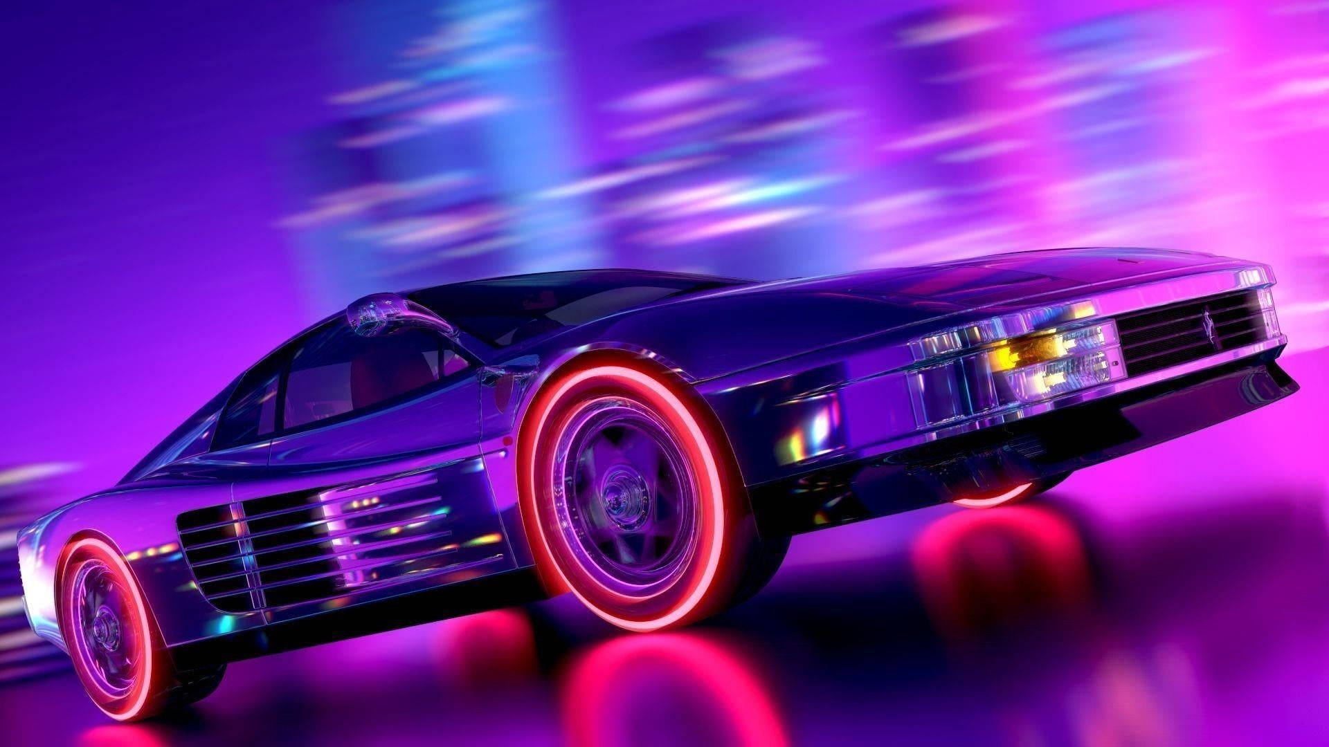 Neon Purple Car Wallpapers