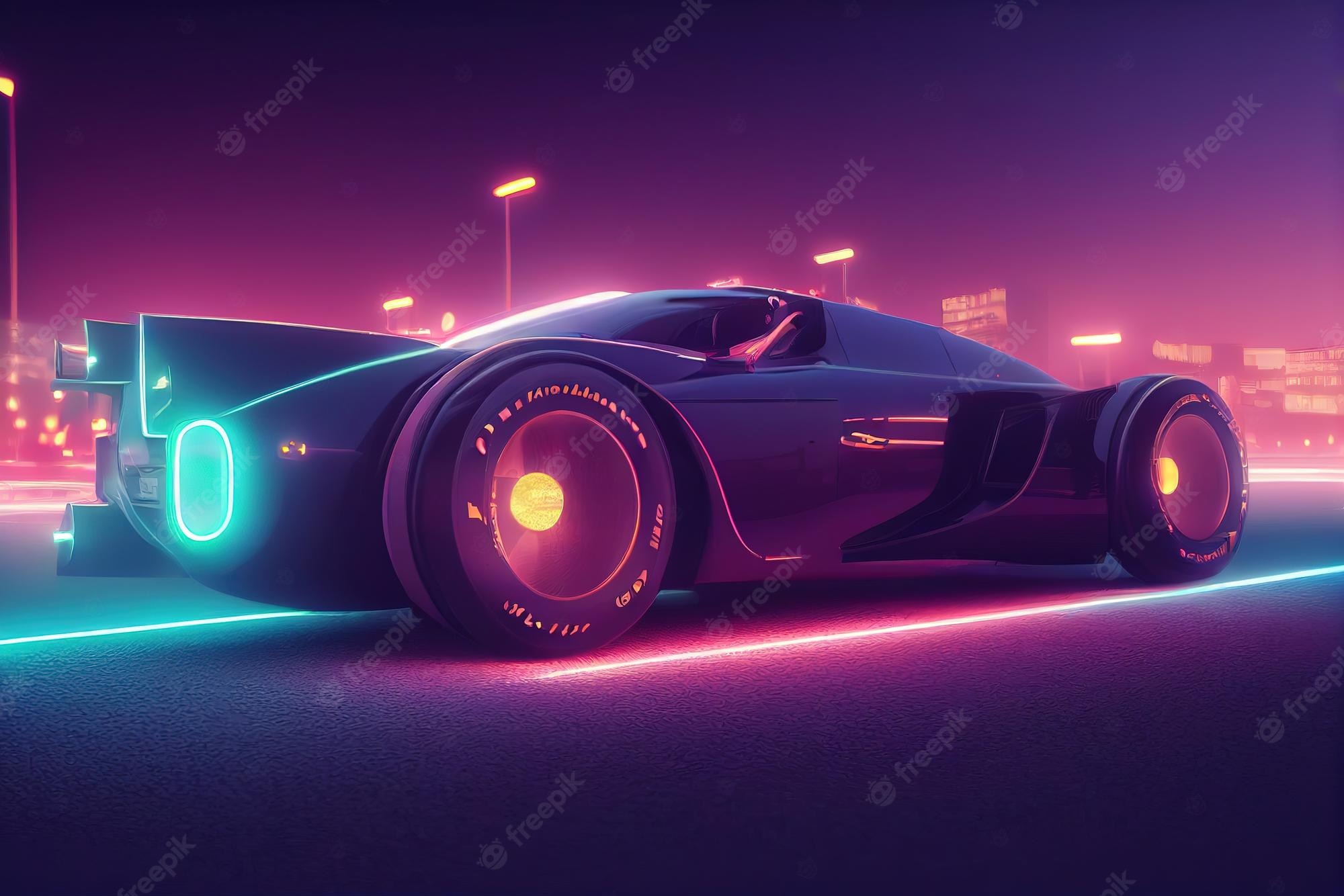 Neon Purple Car Wallpapers