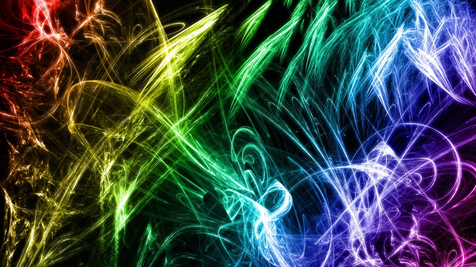 Neon Rainbows Desktop Wallpapers