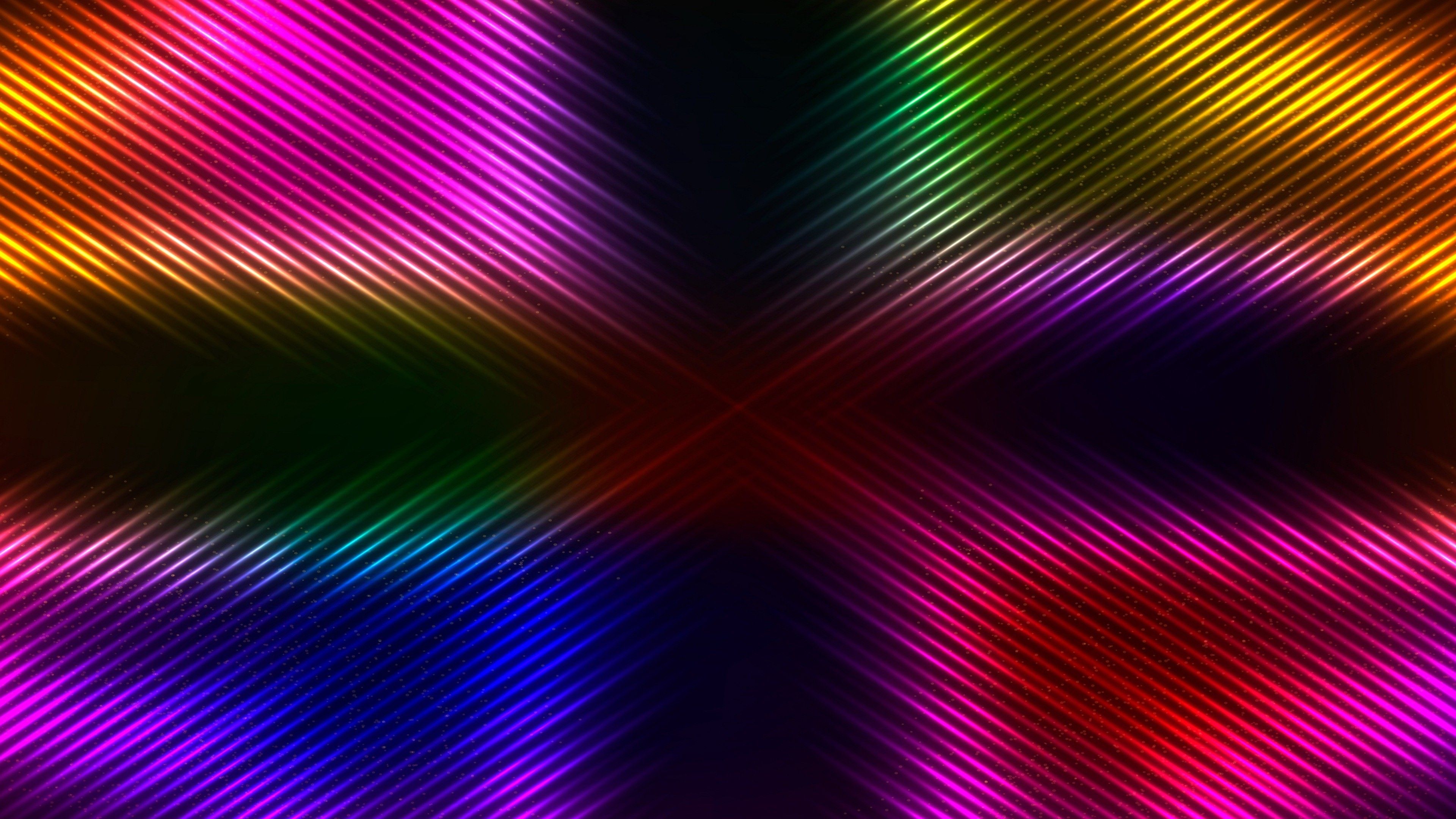 Neon Rainbows Desktop Wallpapers