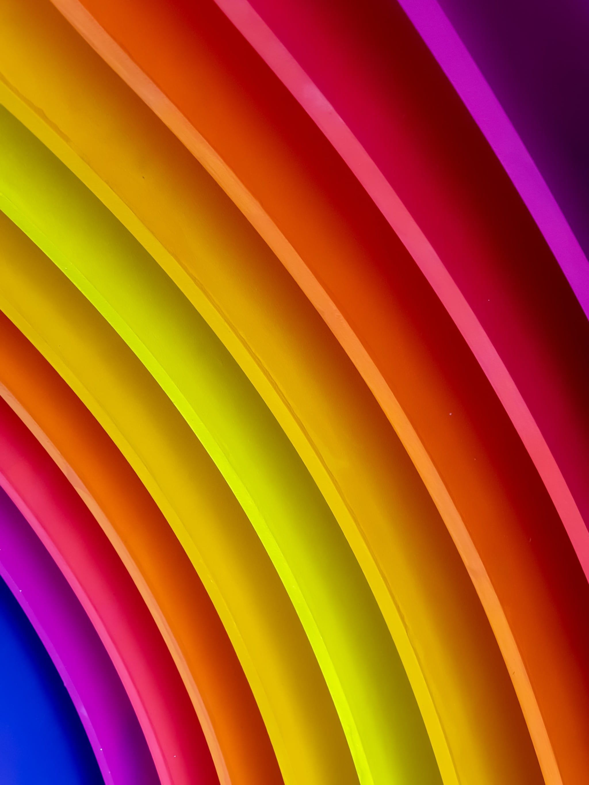 Neon Rainbows Desktop Wallpapers