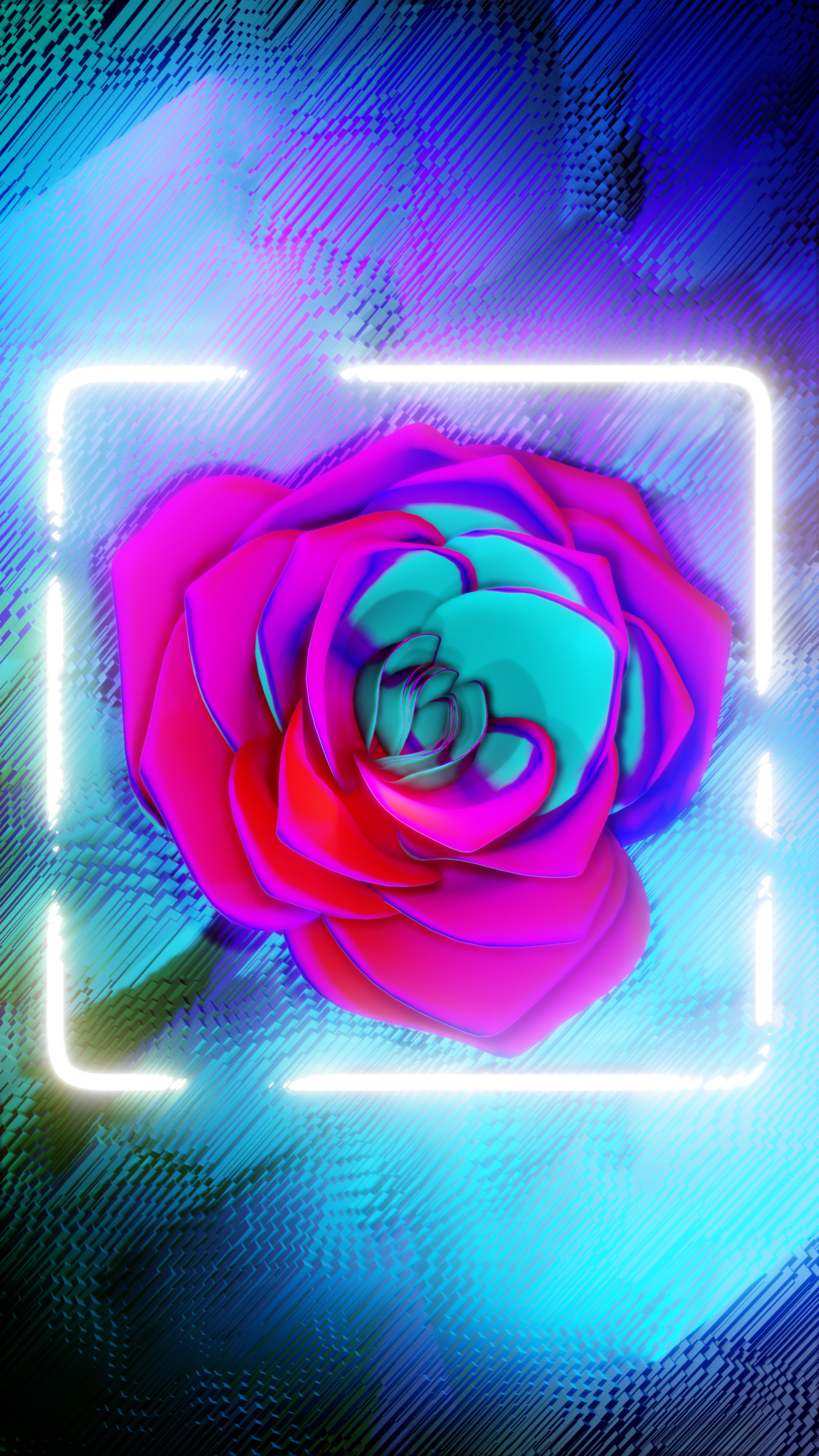 Neon Rose Wallpapers