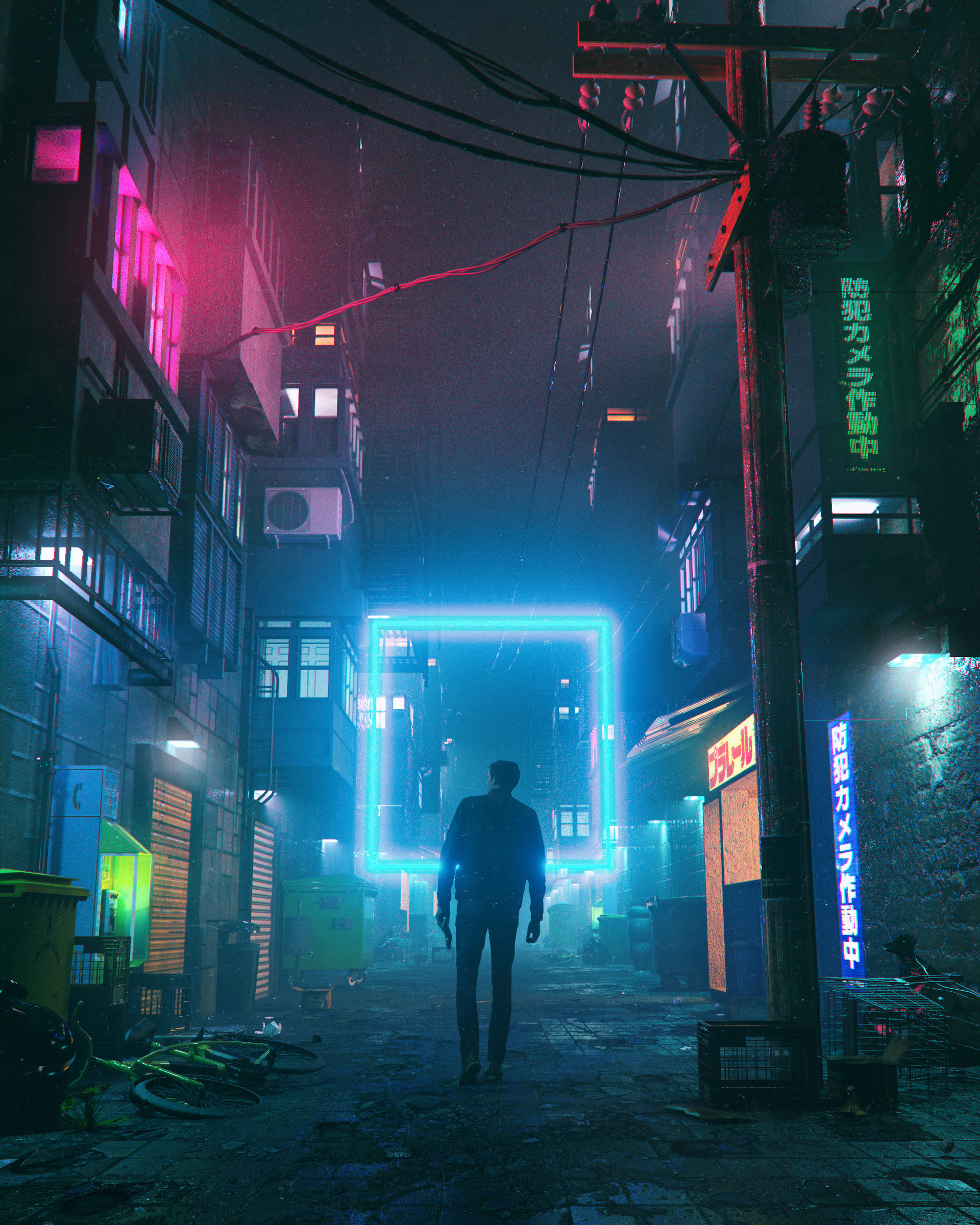 Neon Street Wallpapers