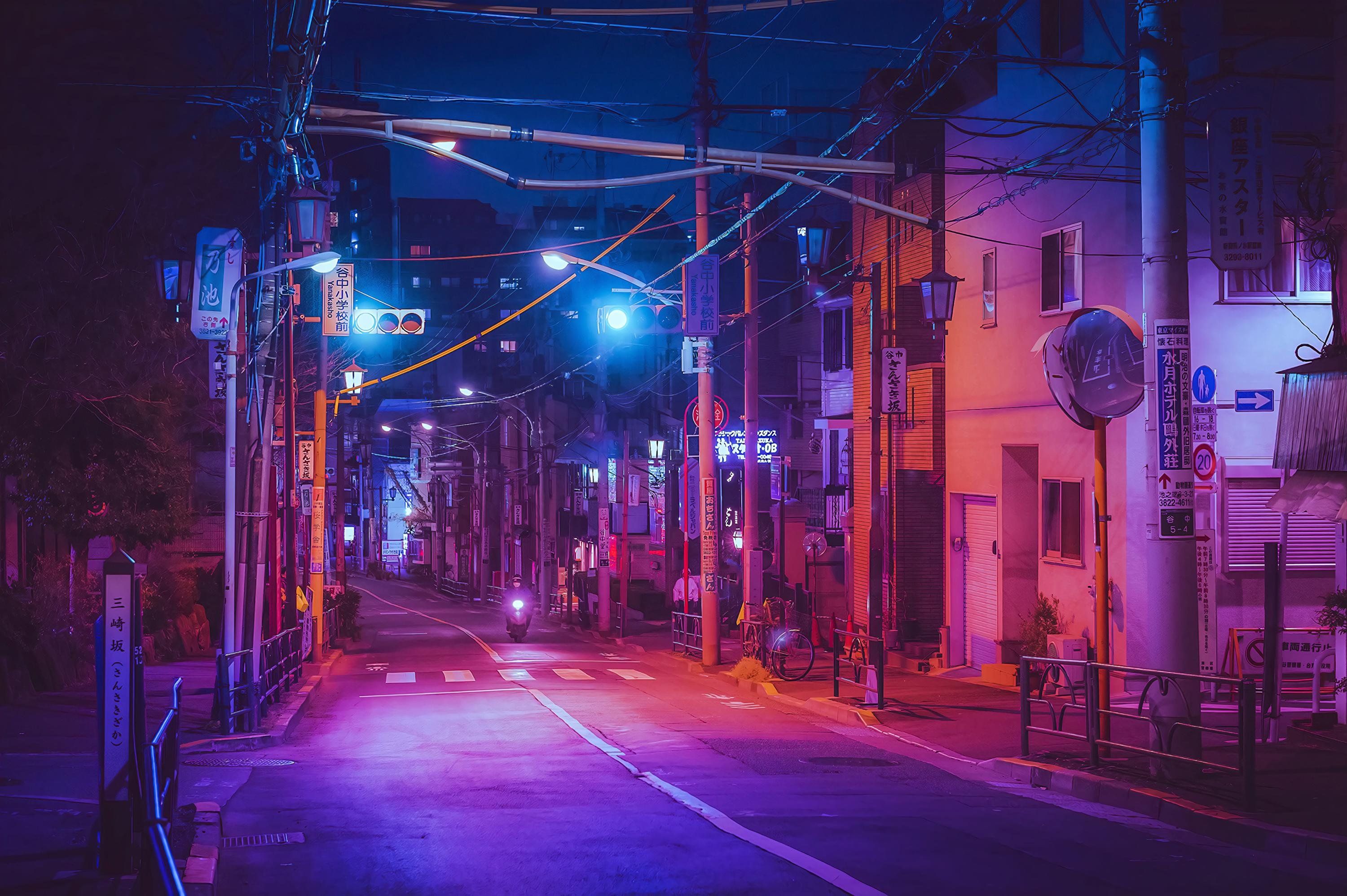 Neon Street Wallpapers