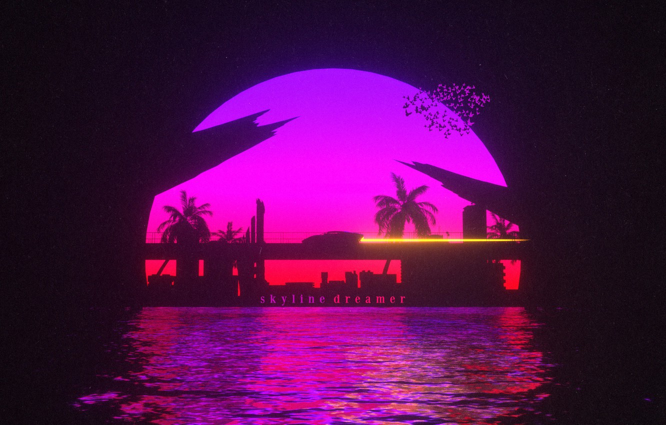 Neon Sunset Wallpapers