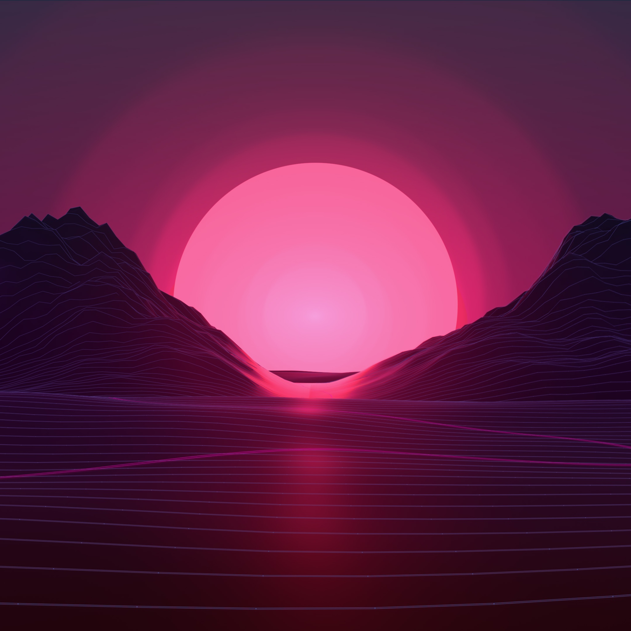 Neon Sunset Wallpapers