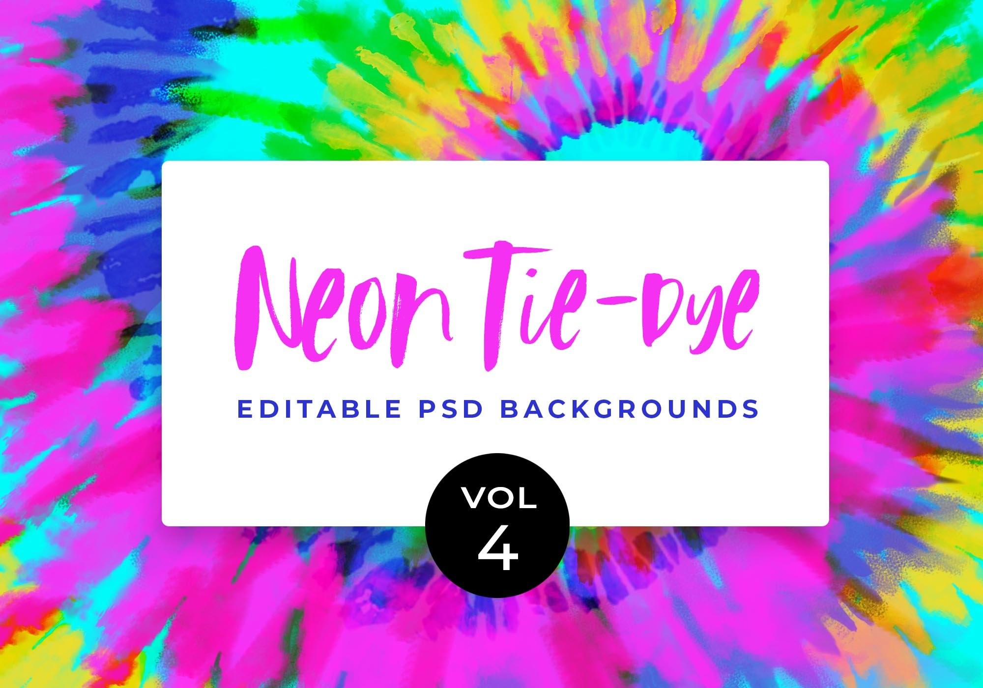 Neon Tie Dye Wallpapers