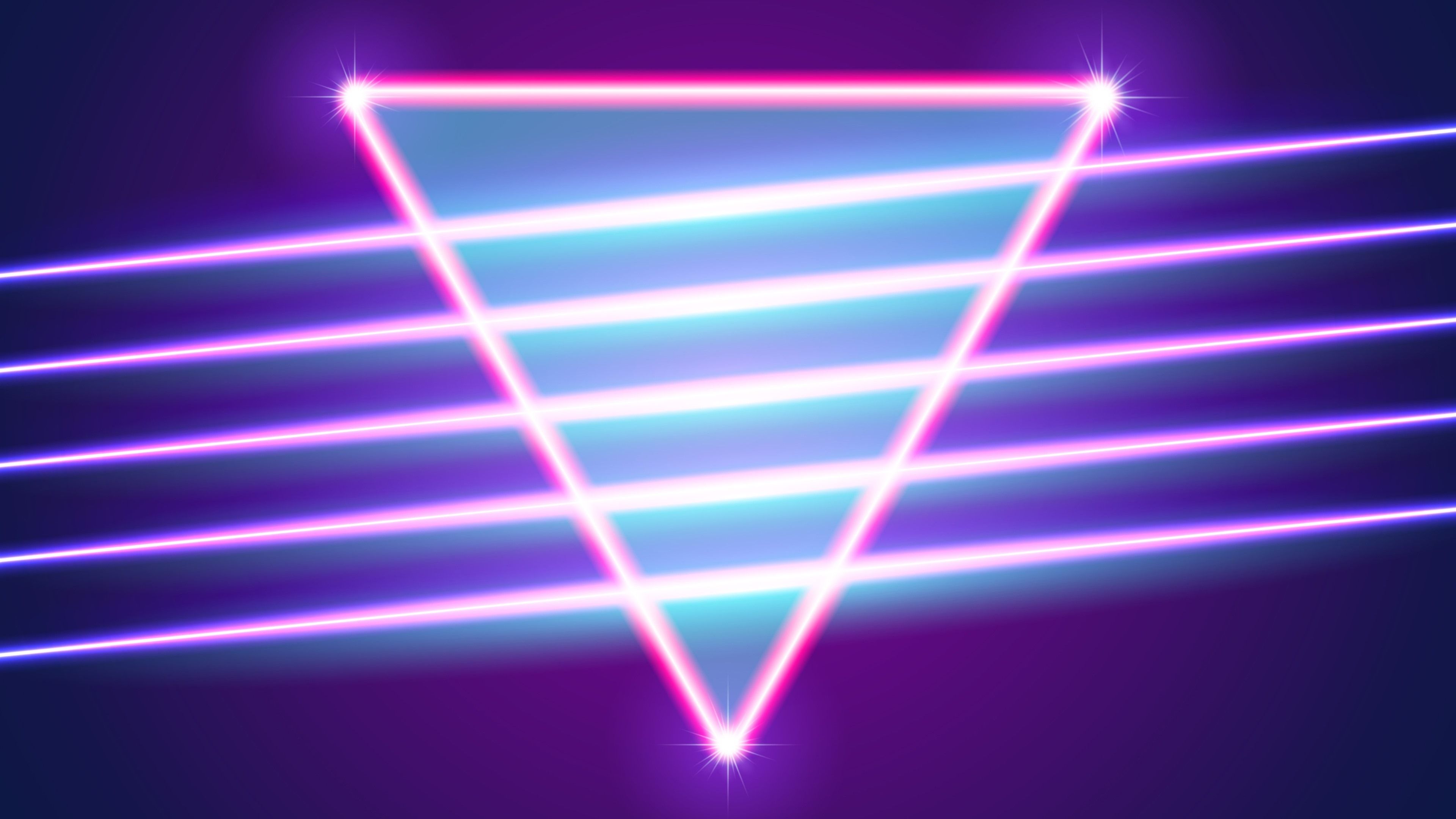 Neon Triangle Wallpapers