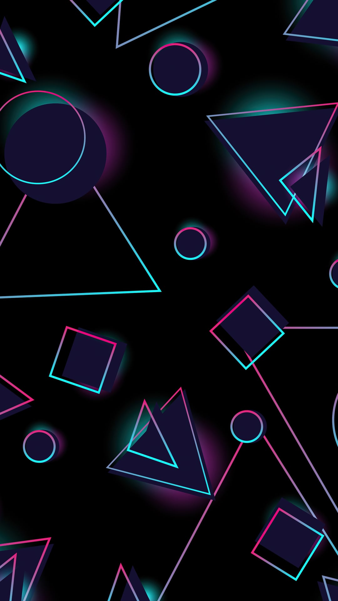 Neon Triangle Wallpapers