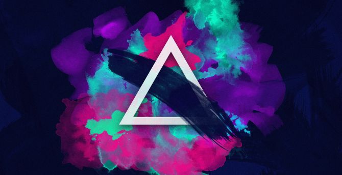 Neon Triangle Wallpapers