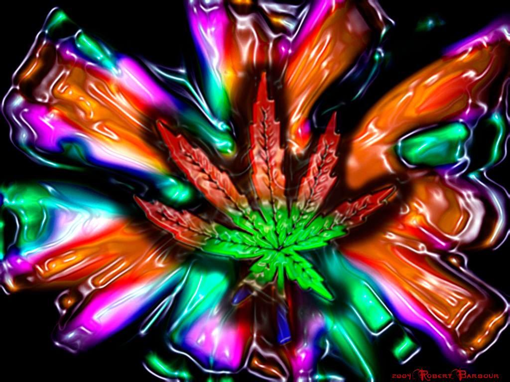 Neon Weed Wallpapers
