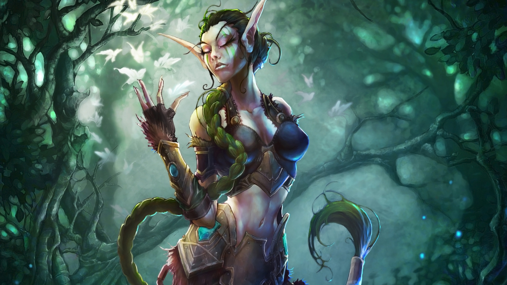 Night Elf Warrior In Hd Wallpapers