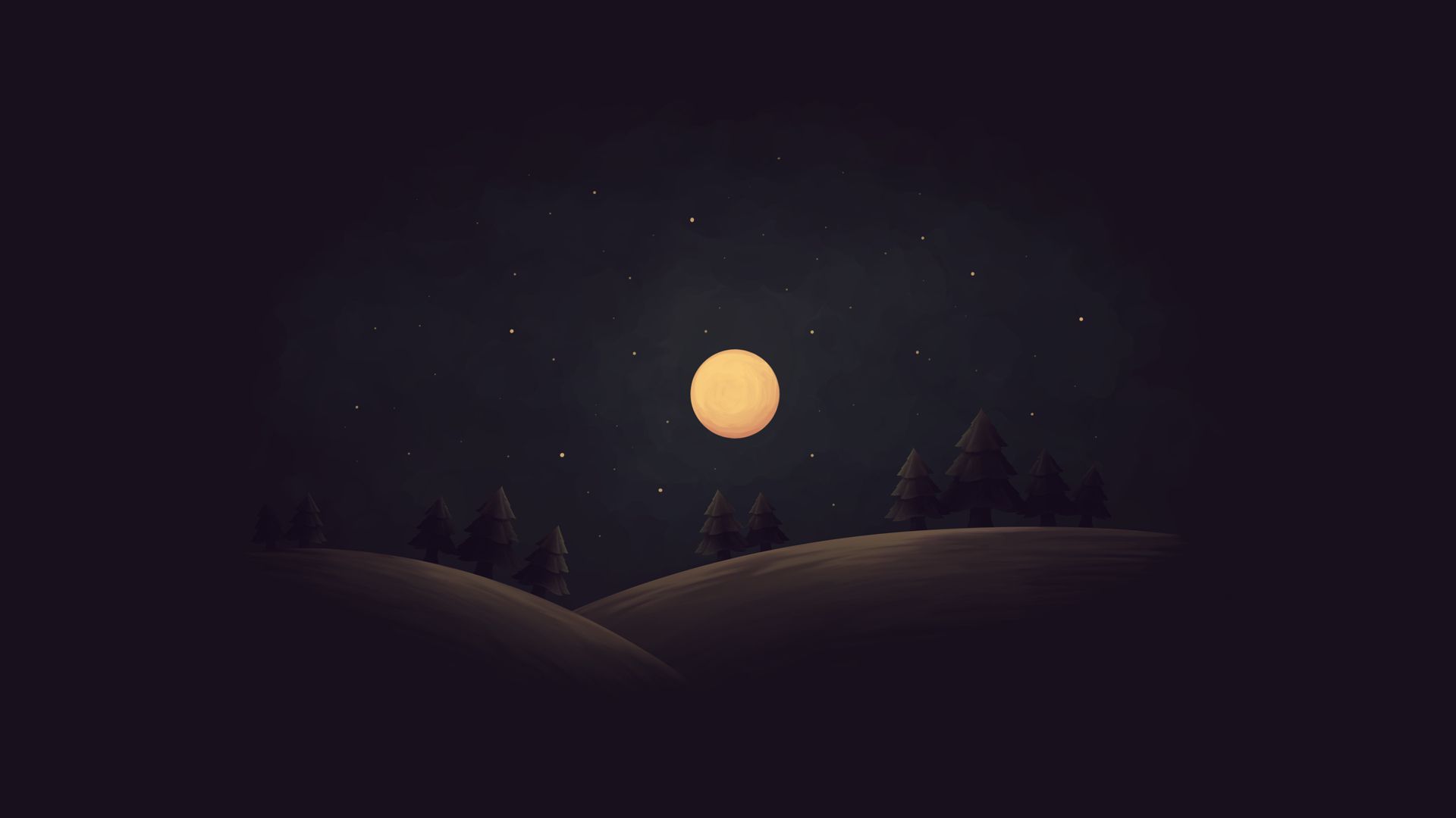 Night Minimalist Wallpapers