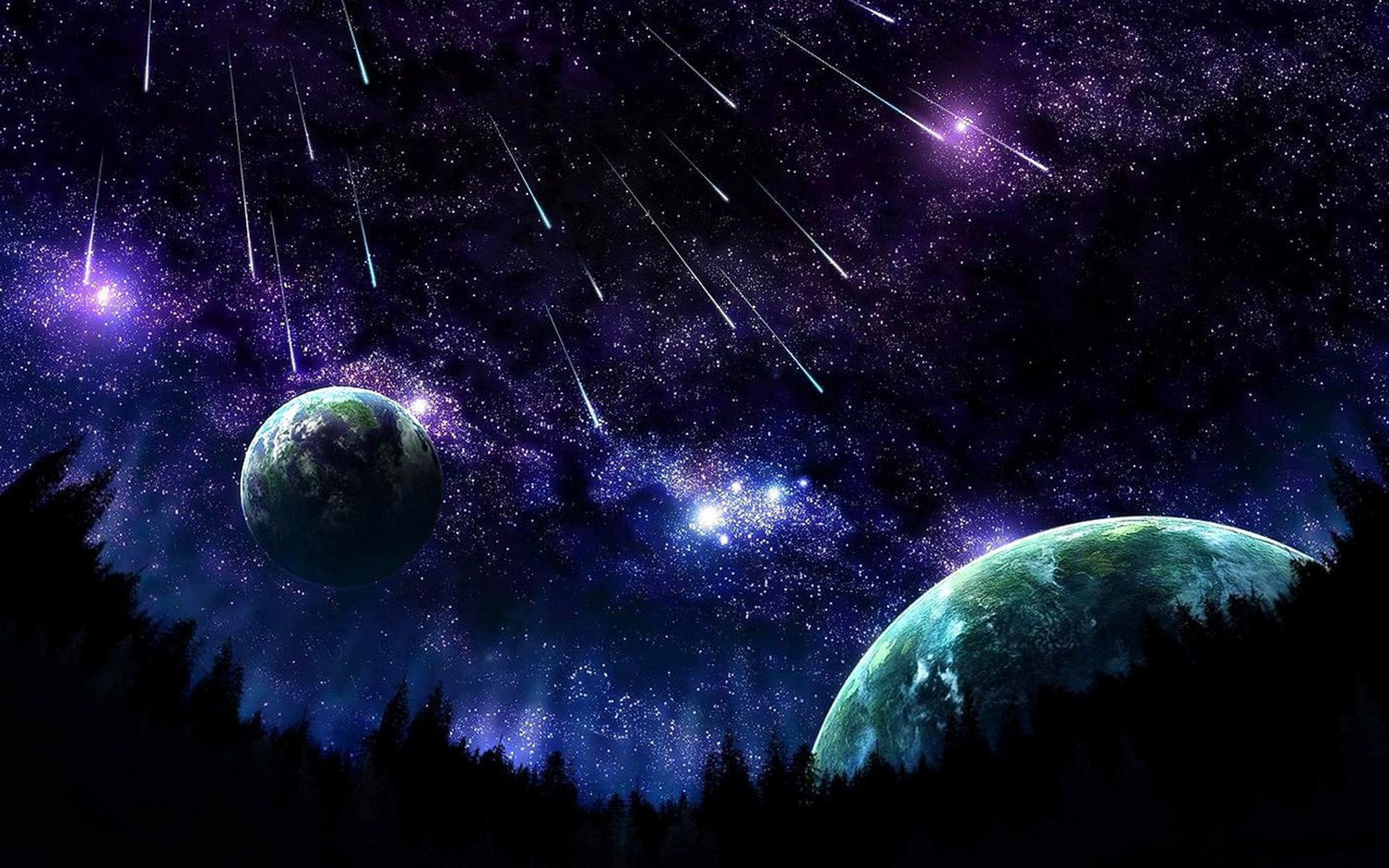 Night Sky Aesthetic Wallpapers