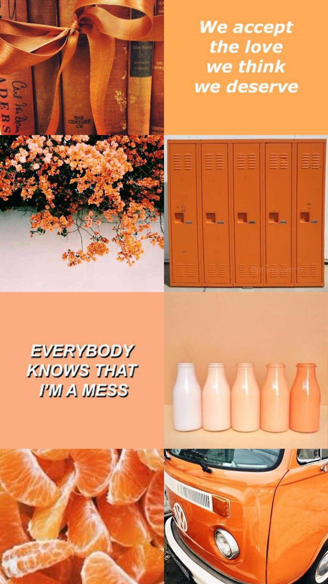 Orange Aesthetic Girl Wallpapers