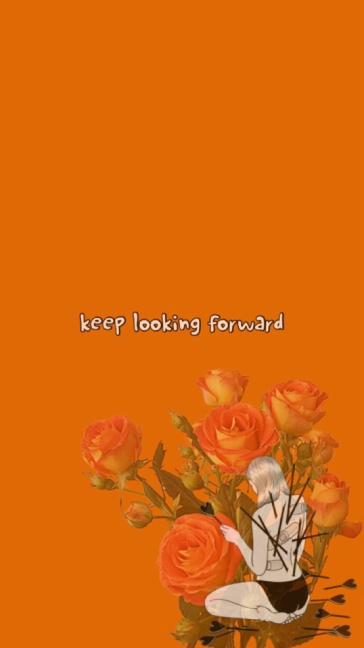 Orange Aesthetic Phone Wallpapers